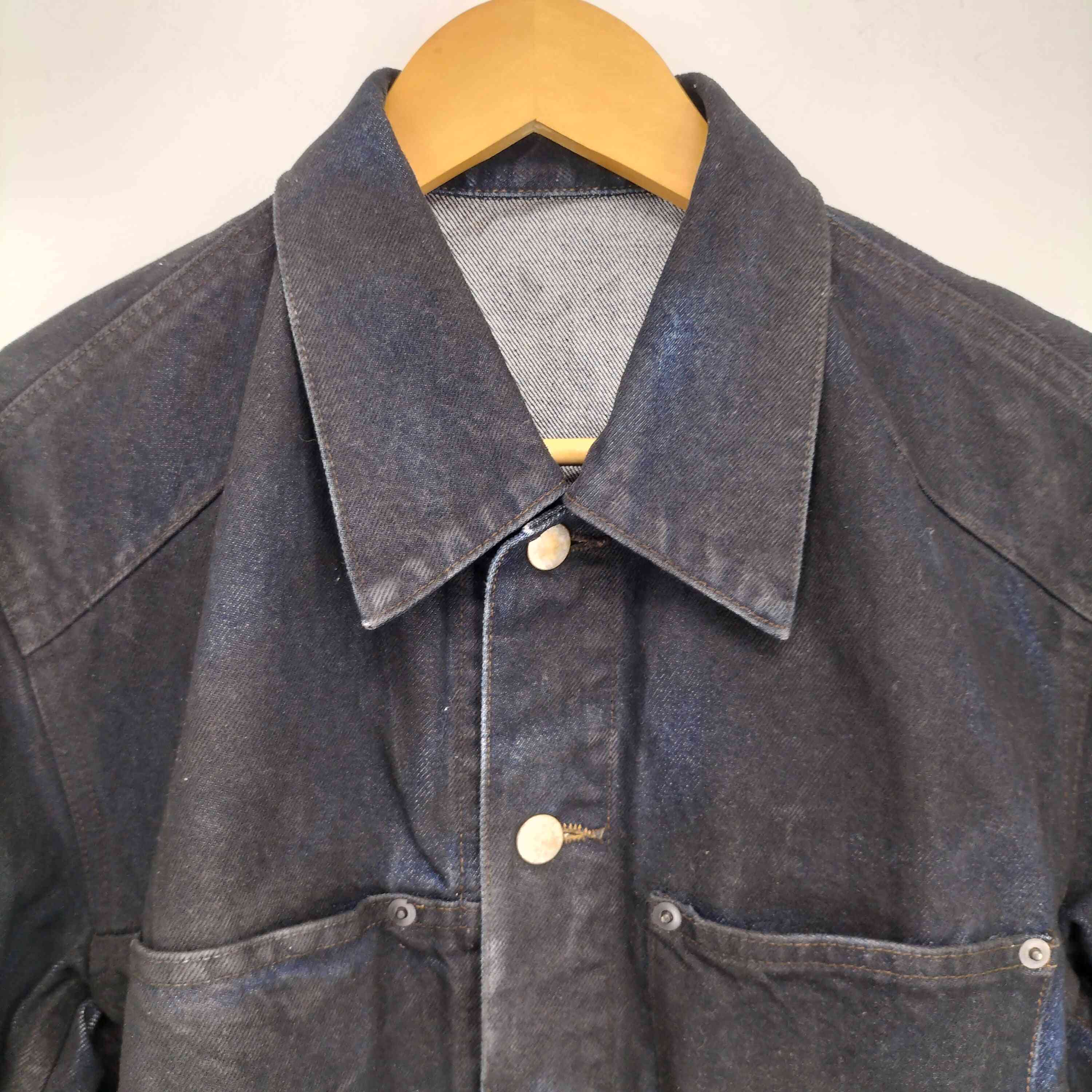 NVRFRGT CONZ別注 COATING 3D TRUCKER JACKET ネヴァーフォーゲット NVRFRGT CONZ 別注 COATING 3D TRUCKER JACKET