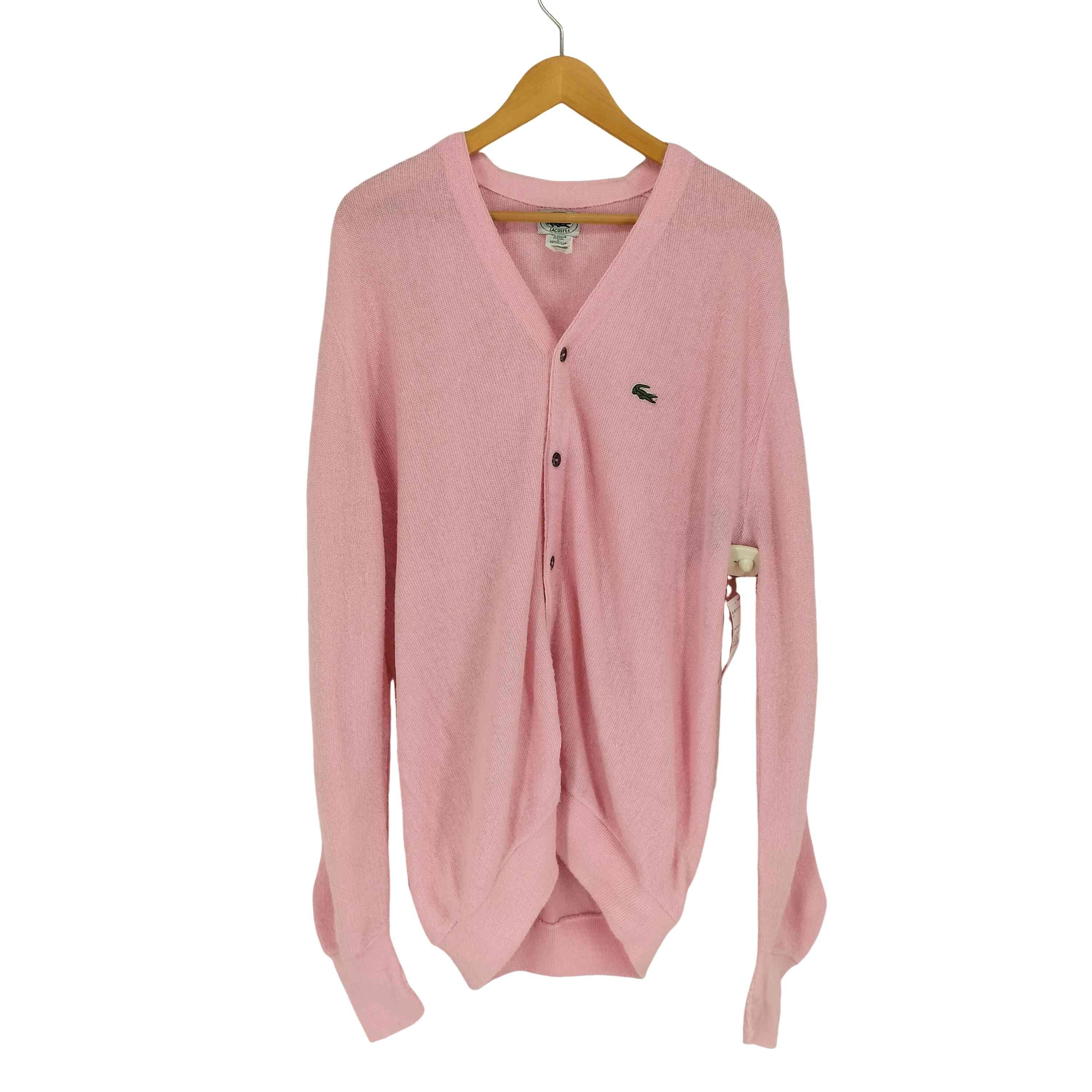 IZOD LACOSTE ラコステ アクリルカーディガン USA製 80s 1970＆80s Izod Lacoste Acrylic Cardigan / USA アイゾッド
