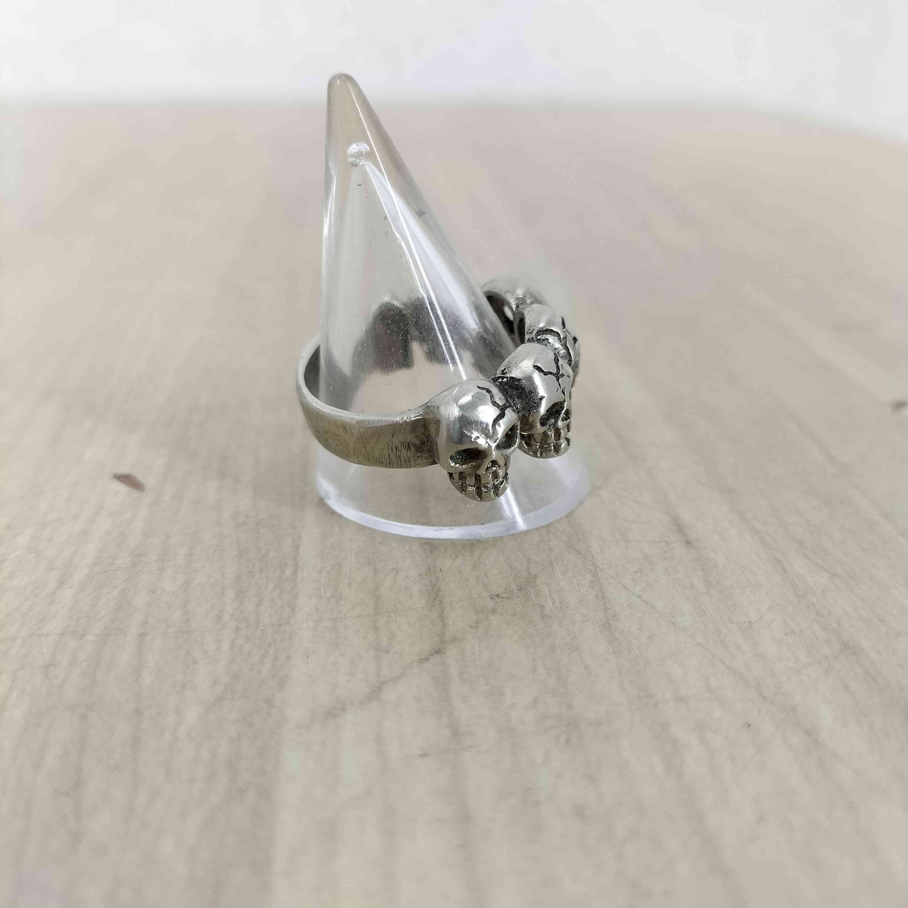 スカルリングS-2 スカルデザインリング 1912刻印 Sロゴ S スカルリング