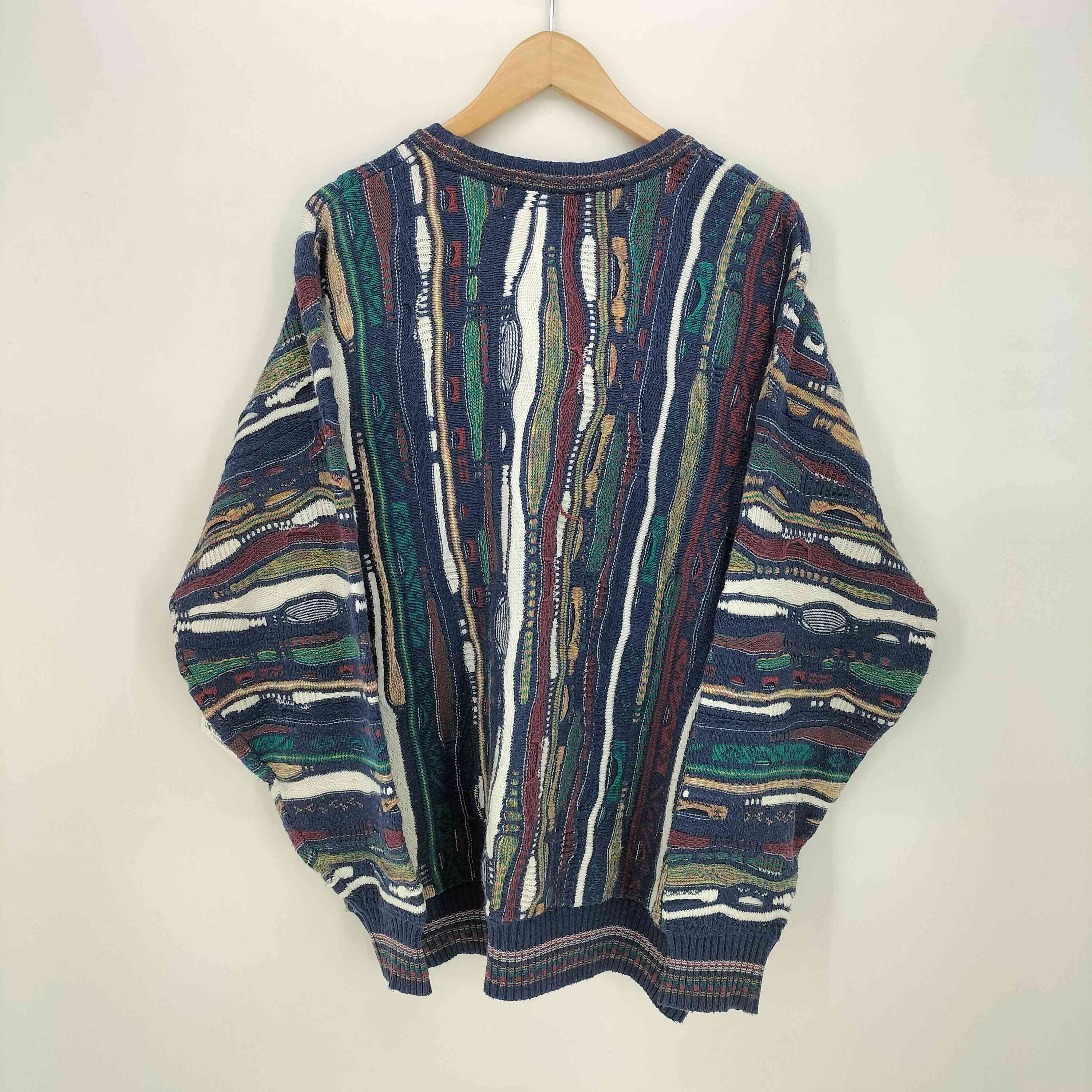 FLORENCE TRICOT ブルガリア製 3Dニット メンズ import：XL