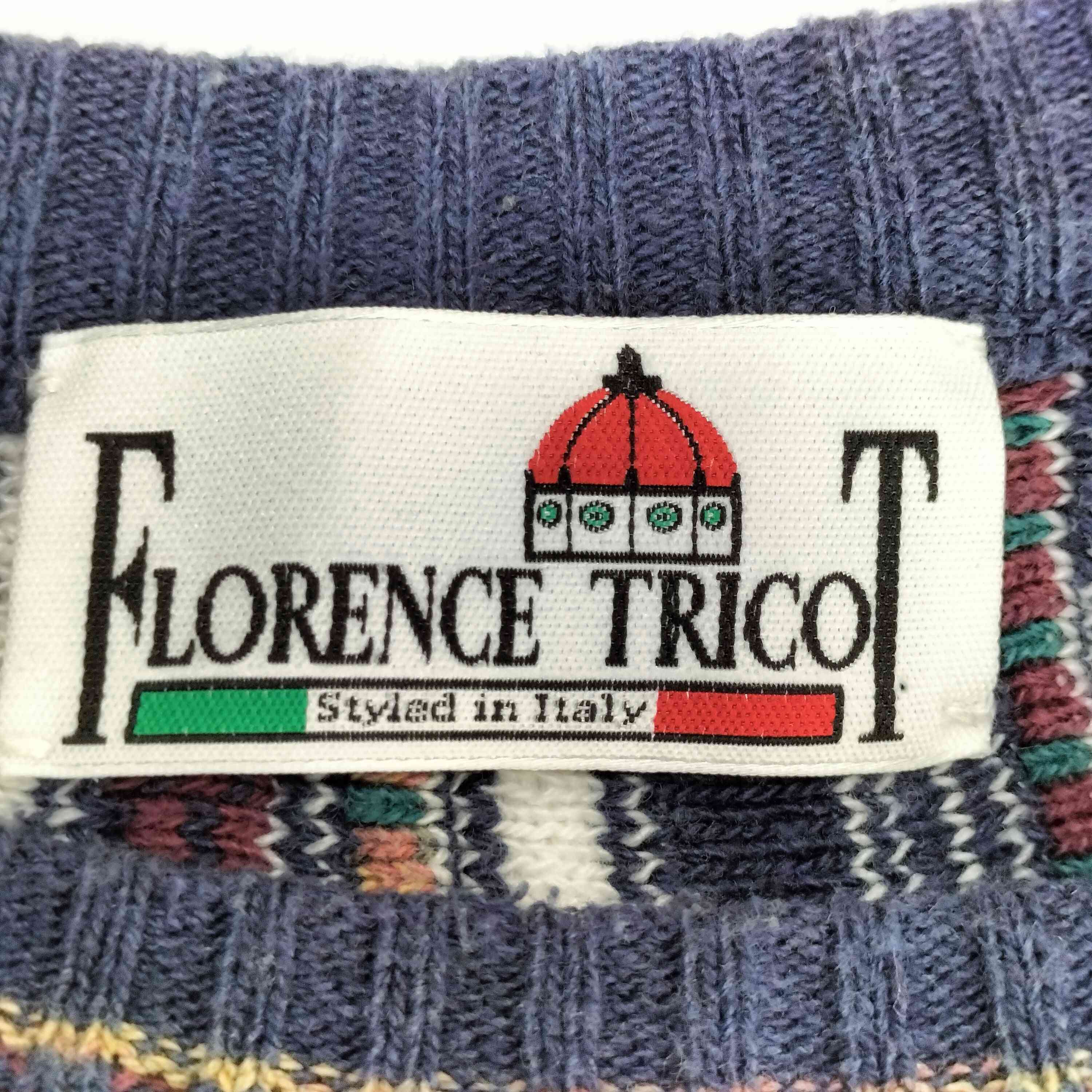 FLORENCE TRICOT ブルガリア製 3Dニット メンズ import：XL
