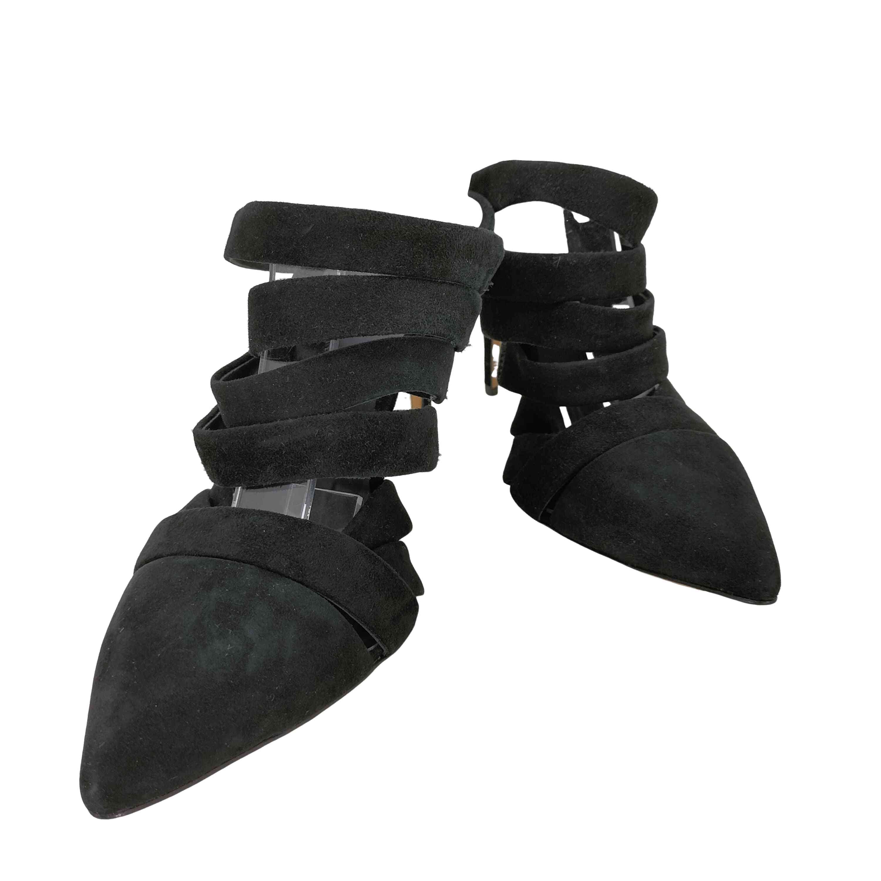アレキサンダーワン Alexander Wang スエードストラップヒール