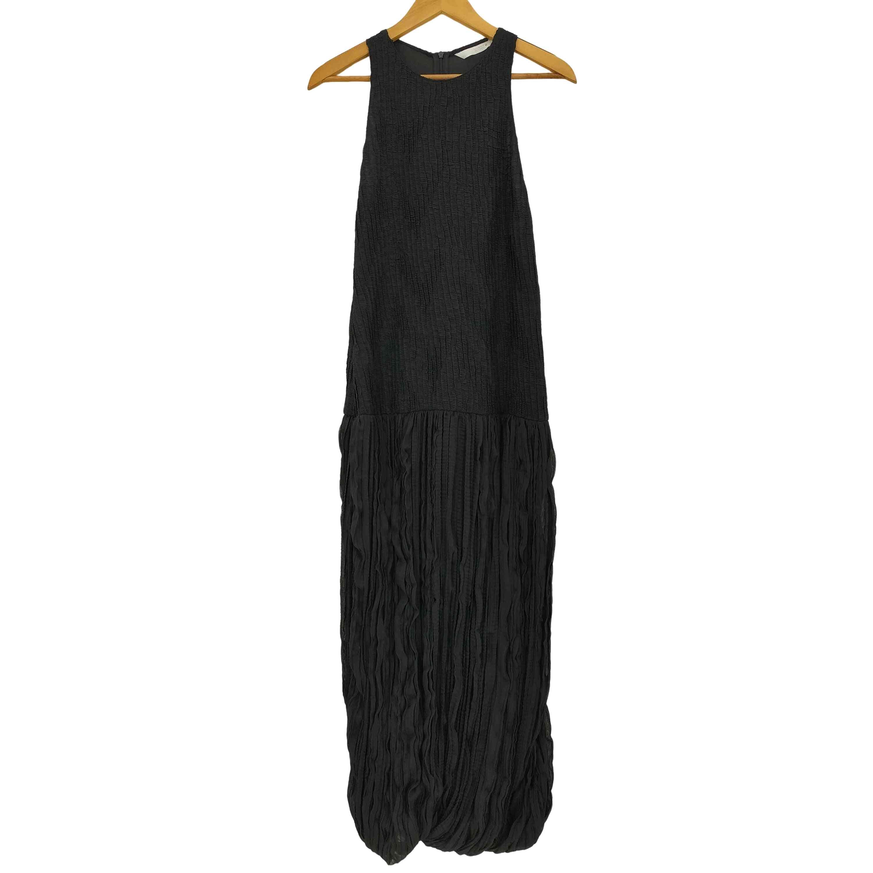 【ZARA】ZW COLLECTION コントラスト しわ加工ワンピース ZARA】ZW COLLECTION コントラスト しわ加工ワンピース (ZARA