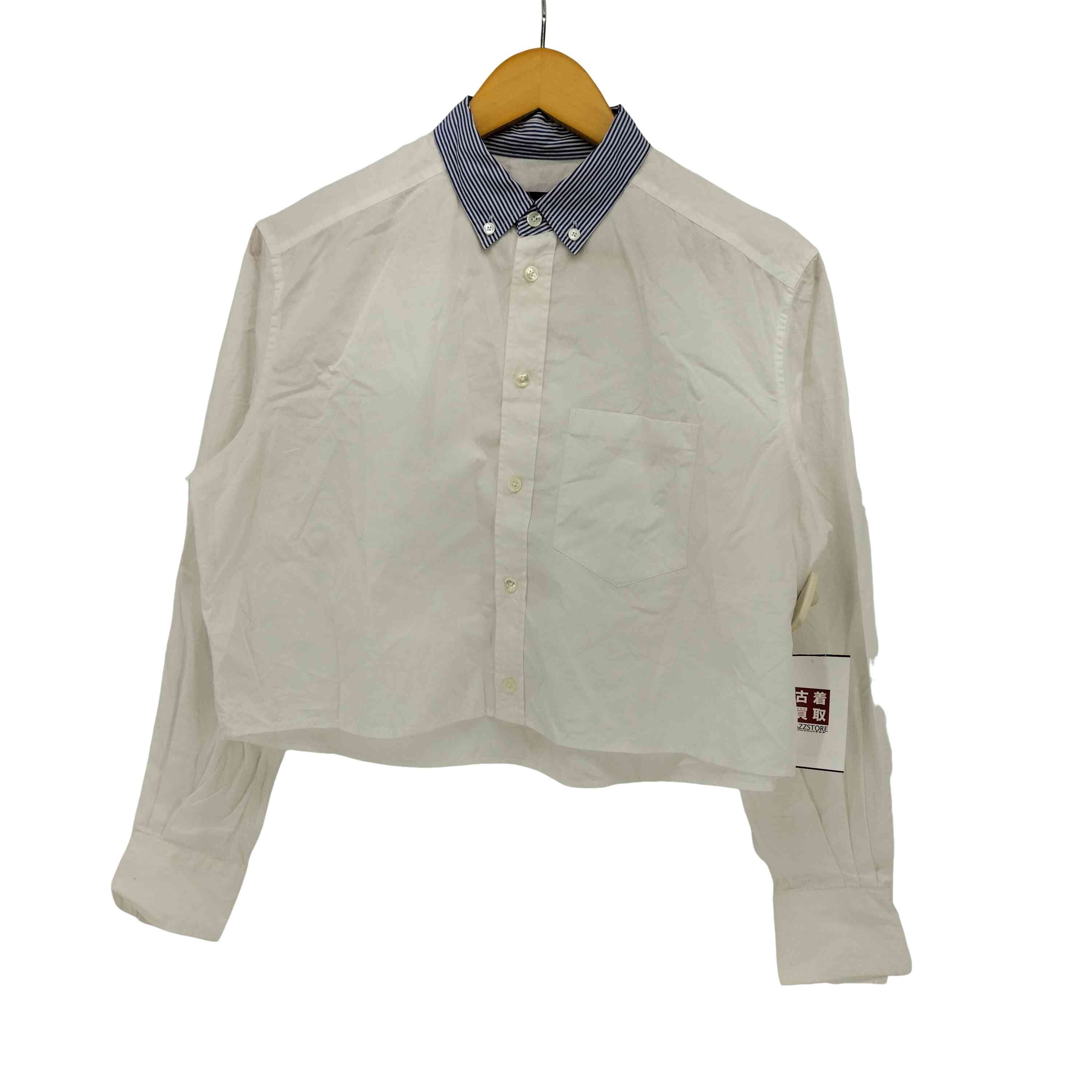 CABaN(キャバン) 22AW コットンタイプライター クロップドシャツ レディース FREE  中古 古着 0724 キャバン CABaN 22AW コットンタイプライター クロップドシャツ