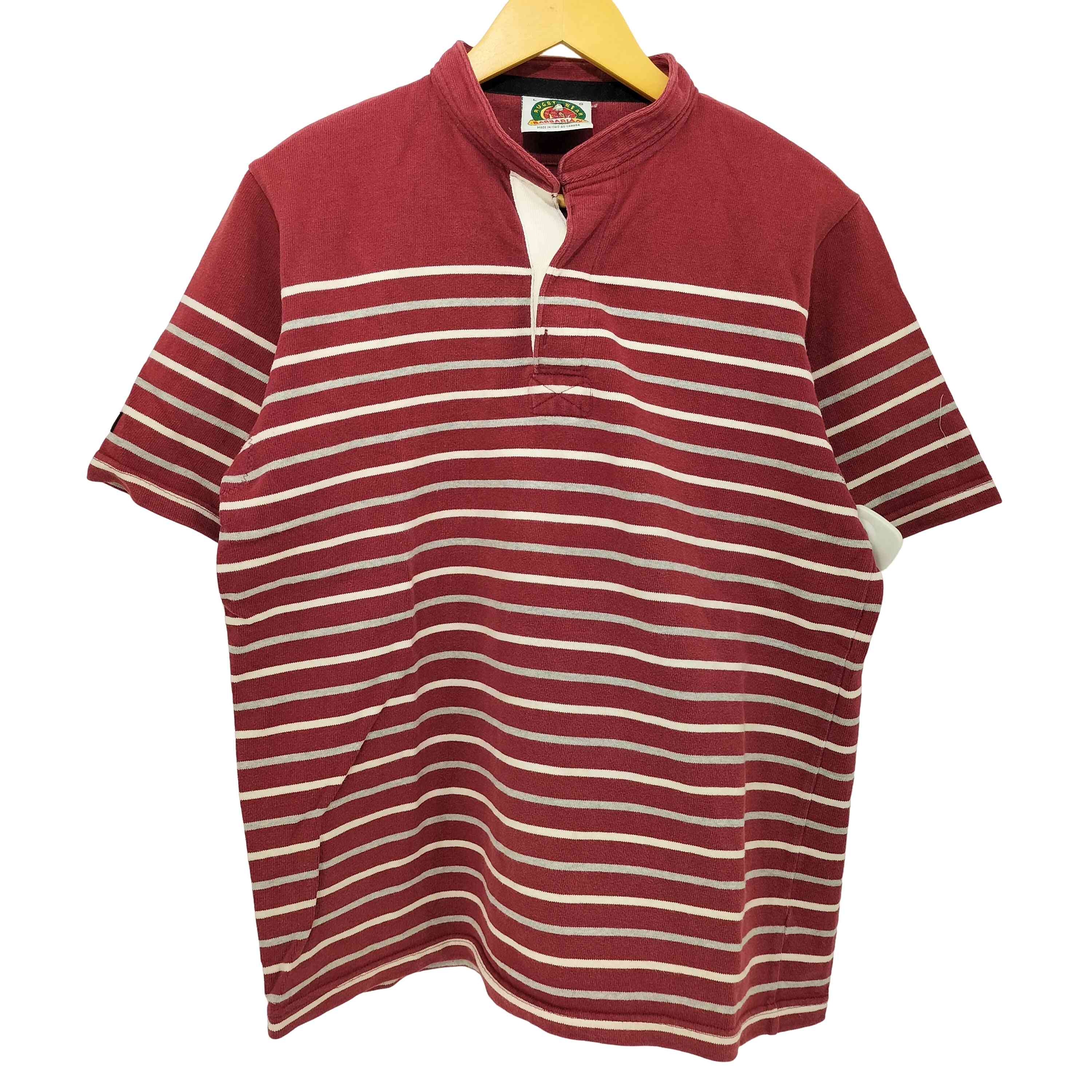 バーバリアン ネイビー グリーン XS BARBARIAN ネイビー 長袖