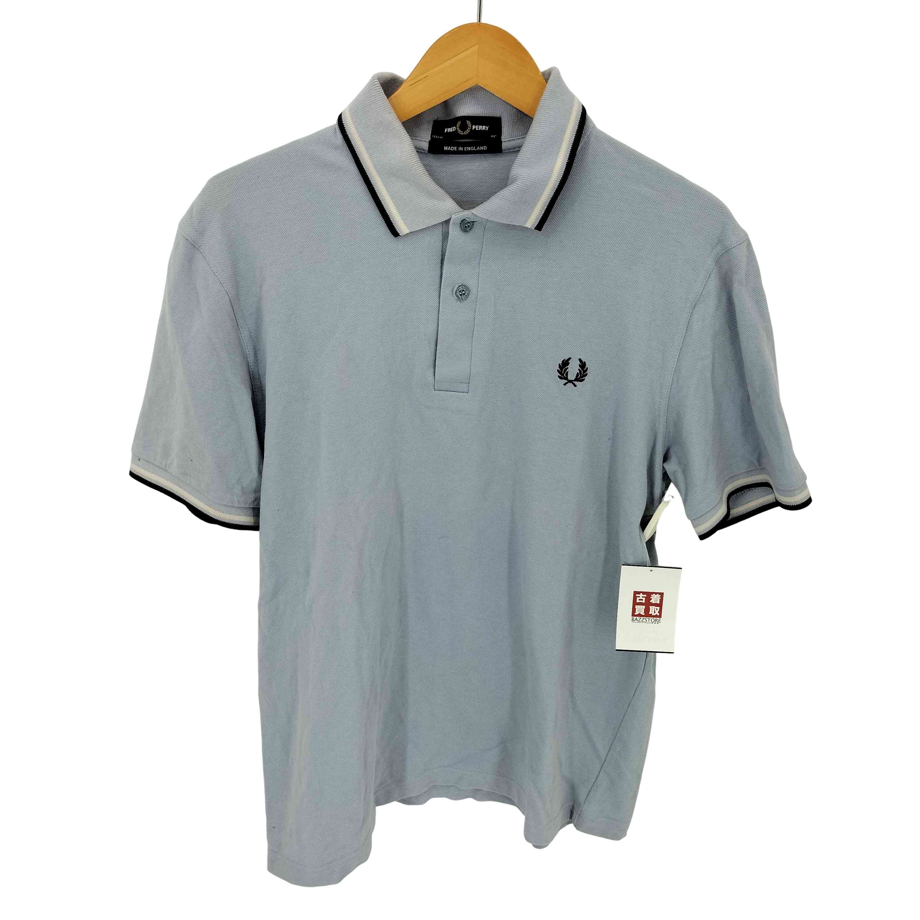 【完売モデル】　FRED PERRY フレッドペリー　ポロシャツ　刺繍ロゴ　美品 フレッドペリー FRED PERRY ロゴ刺繍 S/S ポロシャツ メンズ JPN