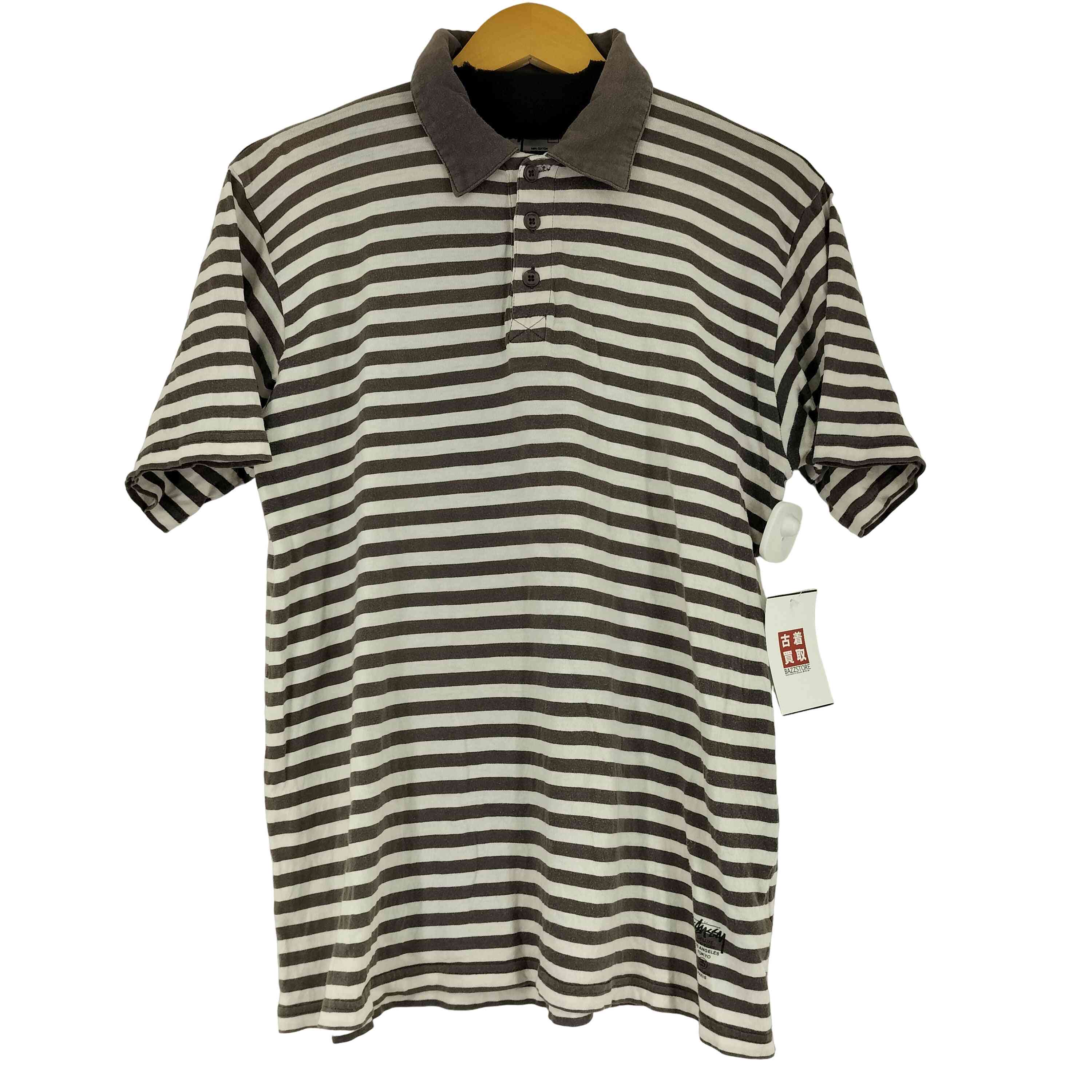 【希少】【早い者勝ち】stussy ポロシャツ ステューシー Stussy DELUXE ストライプ S/S ポロシャツ メンズ