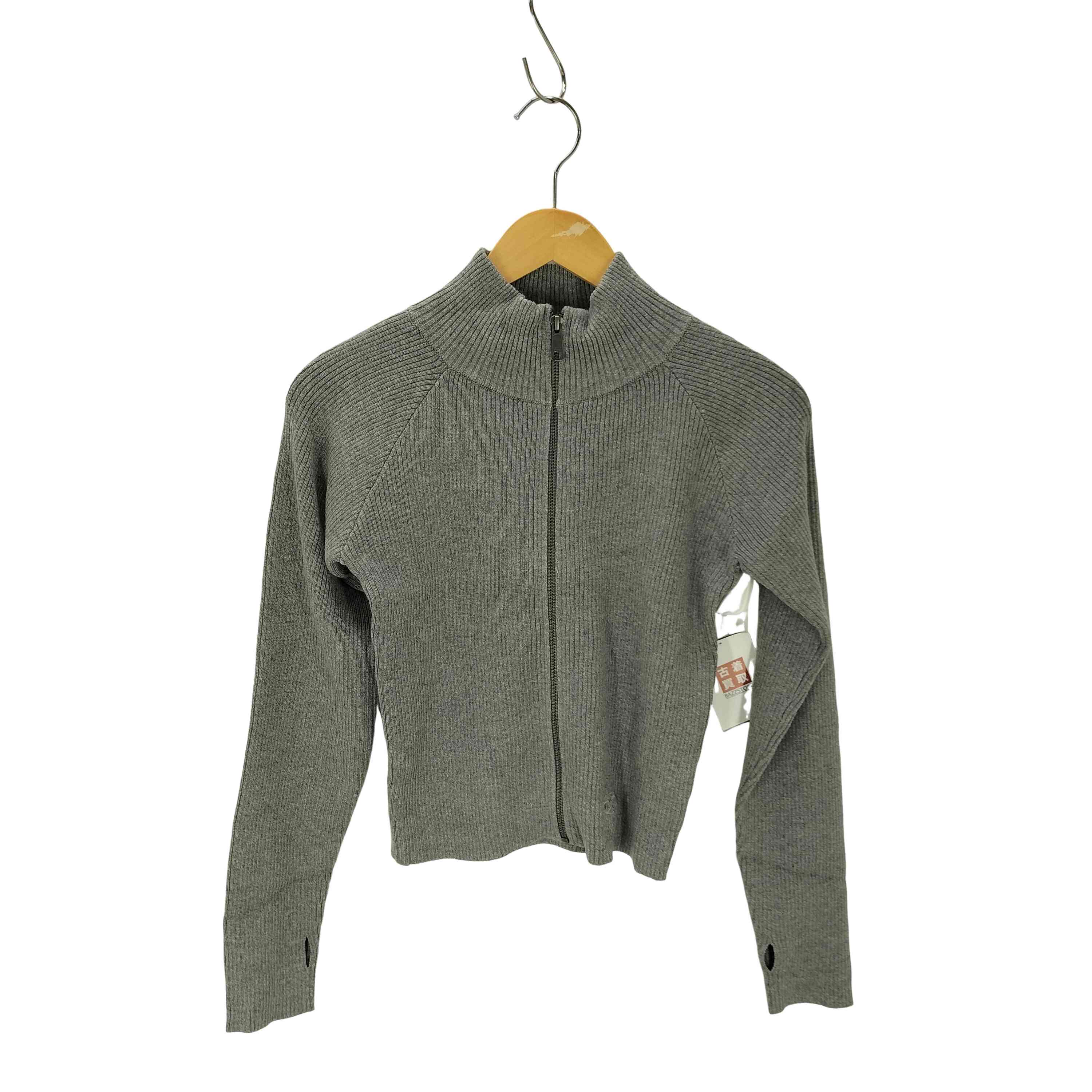 PARANOID / CORREDOR Zip Knit/FREE/アクリル/GRY/サムホール/23SS004-06 パラノイド PARANOID 23SS CORREDOR Zip Knit サムホール レディース