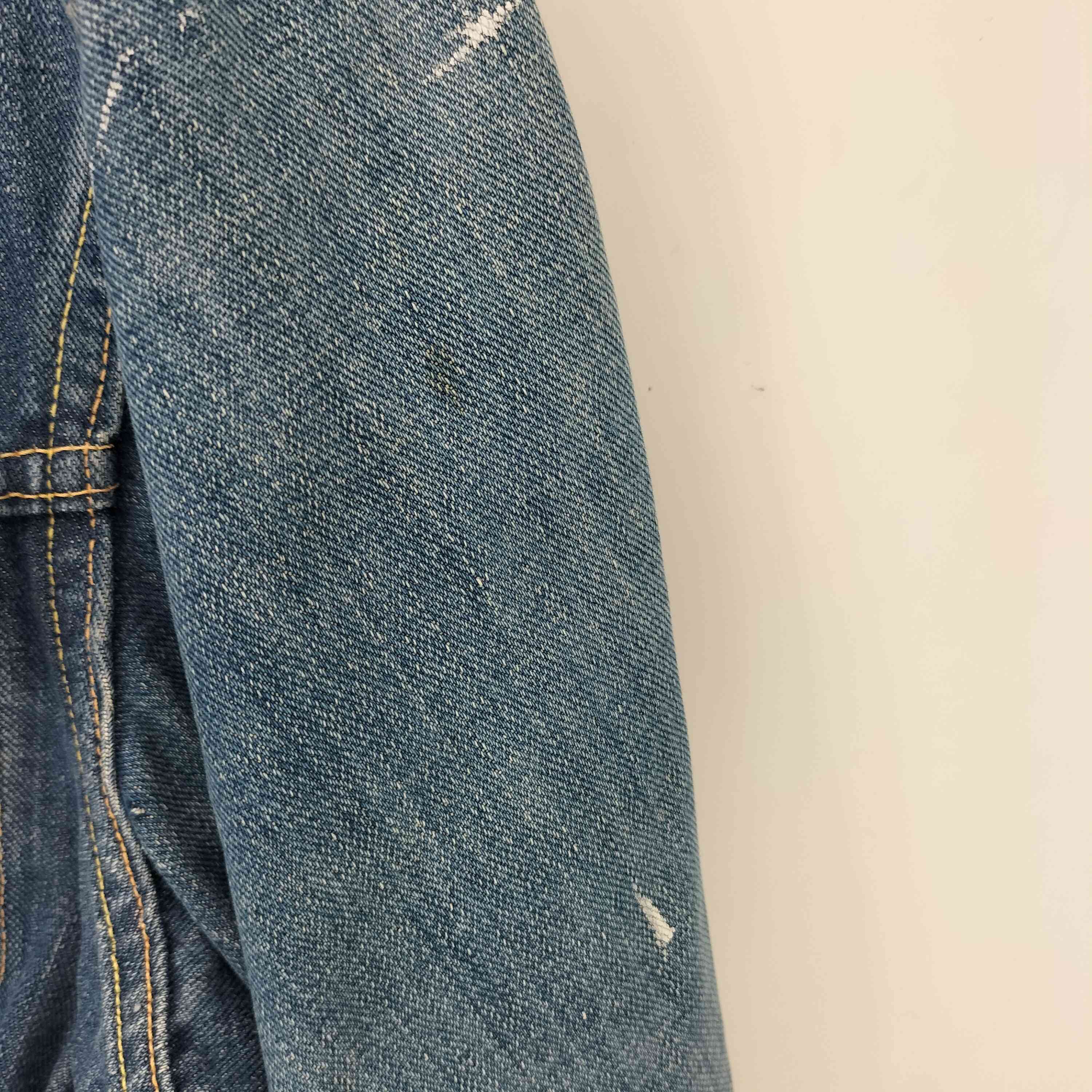 70s Lee デニムジャケット 101J 40-REGULAR 四角黒タグ リー Lee 70S 四角黒タグ 101-J デニムジャケット メンズ US：40