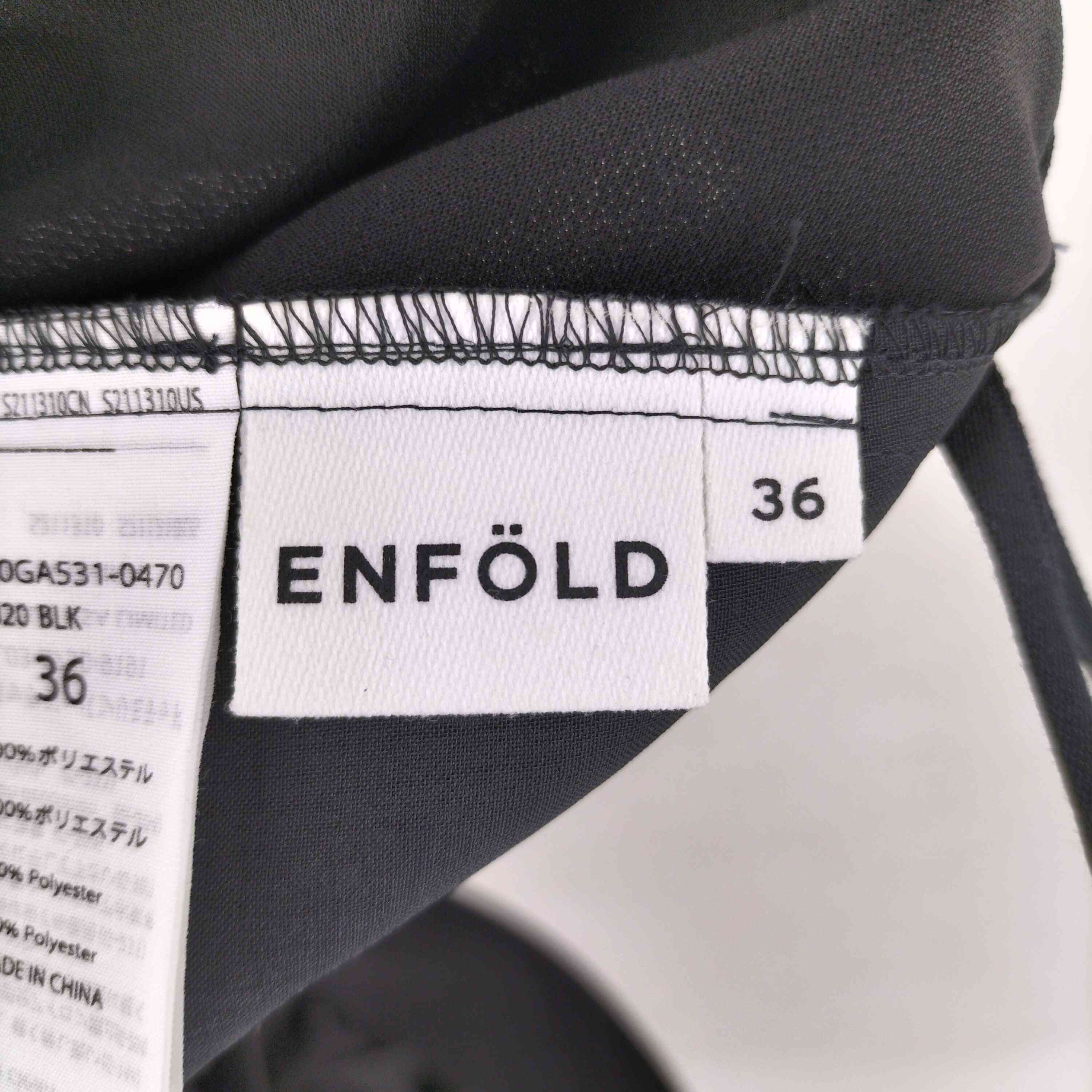 エンフォルド ENFOLD O ELASTIC SKIRT レディース JPN：36