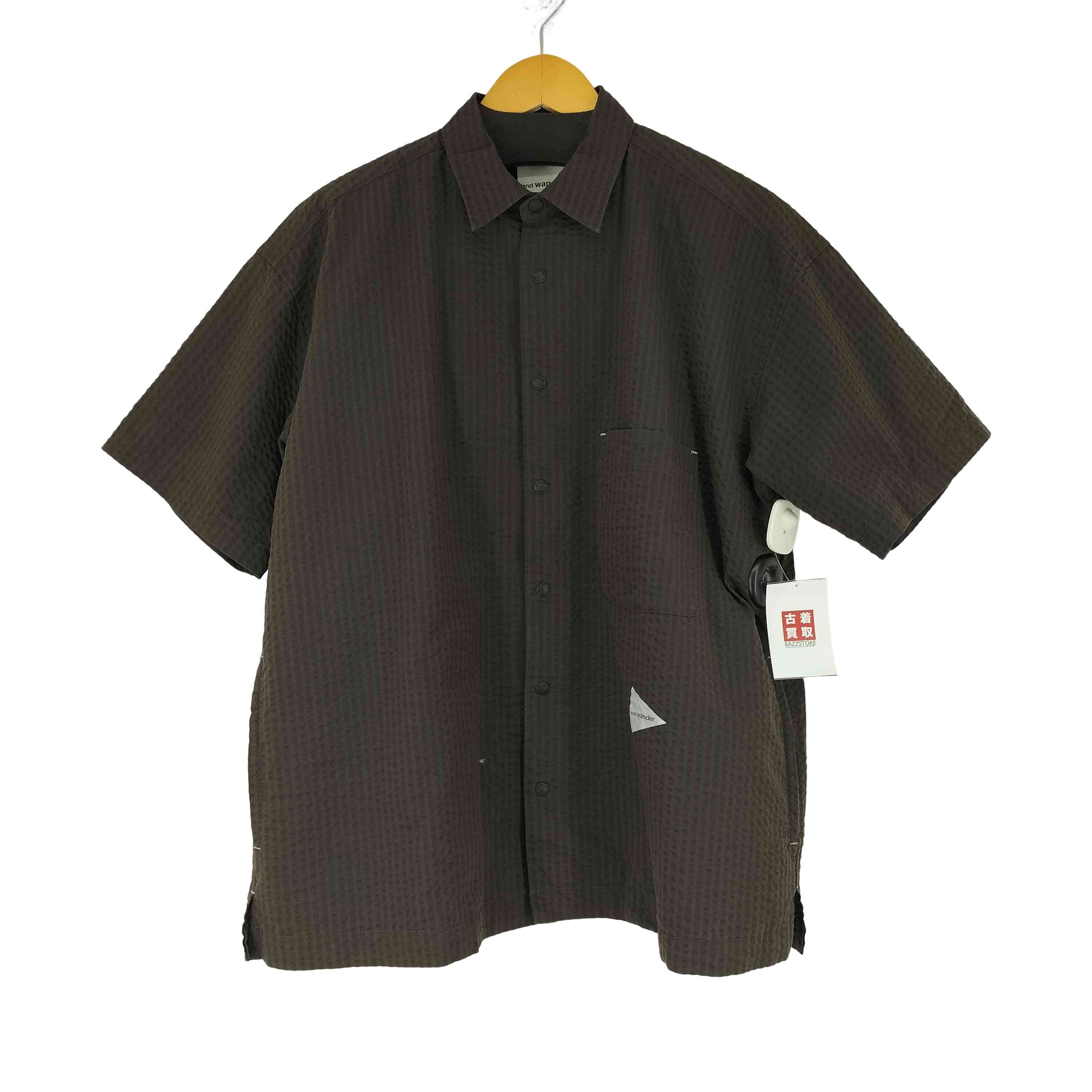and wander UV strech rip band collar シャツ 【公式通販】