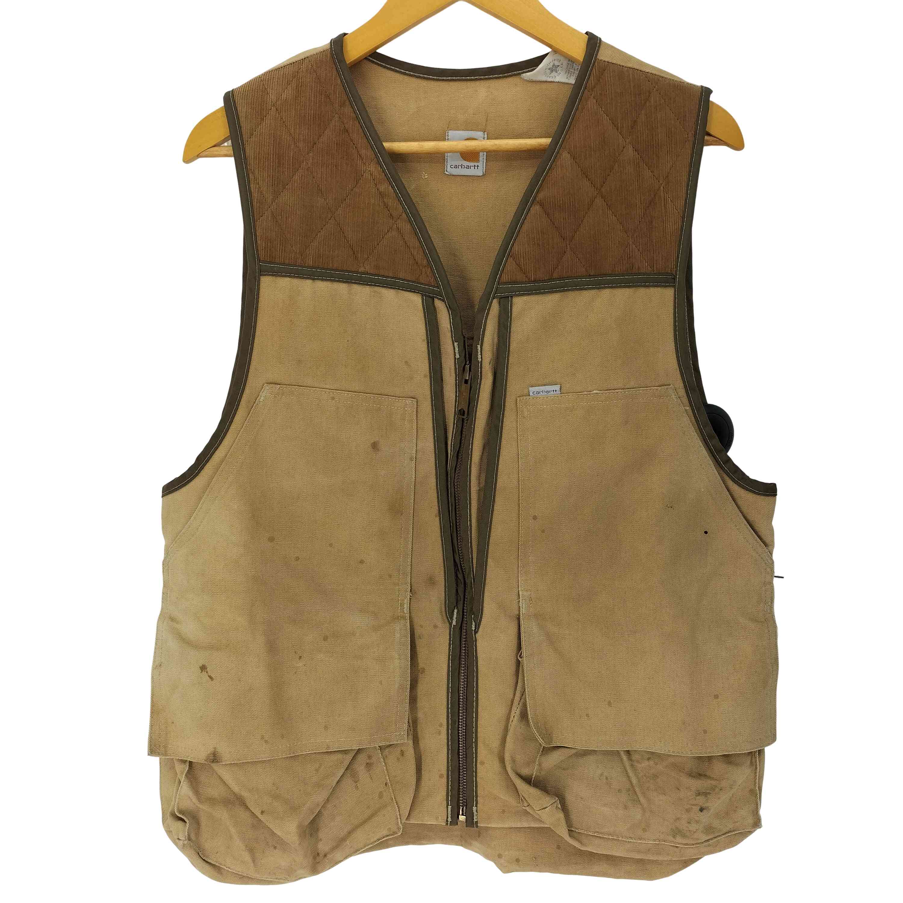 カーハート80s ダックベスト 星タグ USA製 カーハート Carhartt 80S 星タグ USA製 サンドストーン
