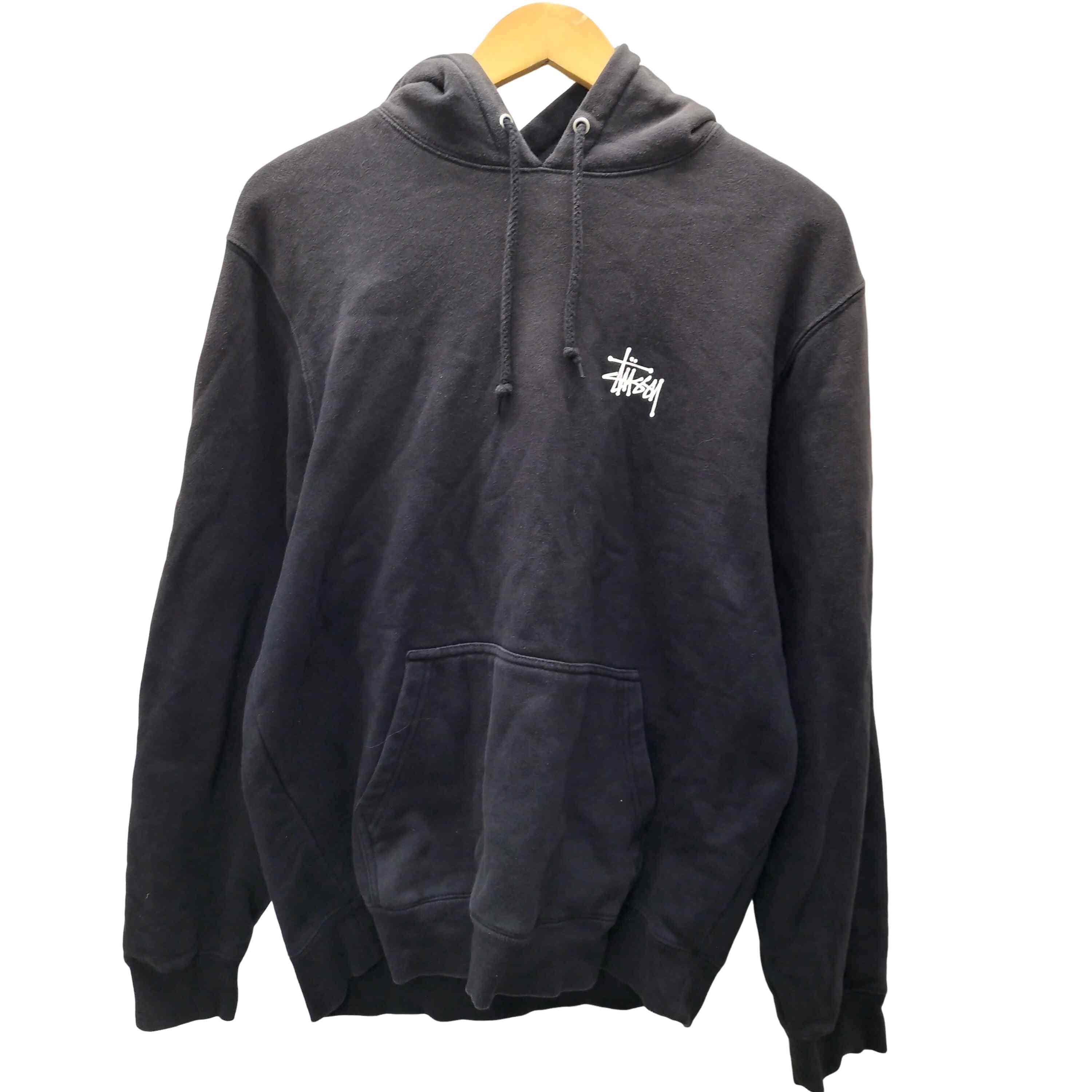 STUSSY　ステューシー　ショーンフォントロゴ　プルオーバーフーディー　Ｍ STUSSY ステューシー ショーンフォントロゴ プルオーバー