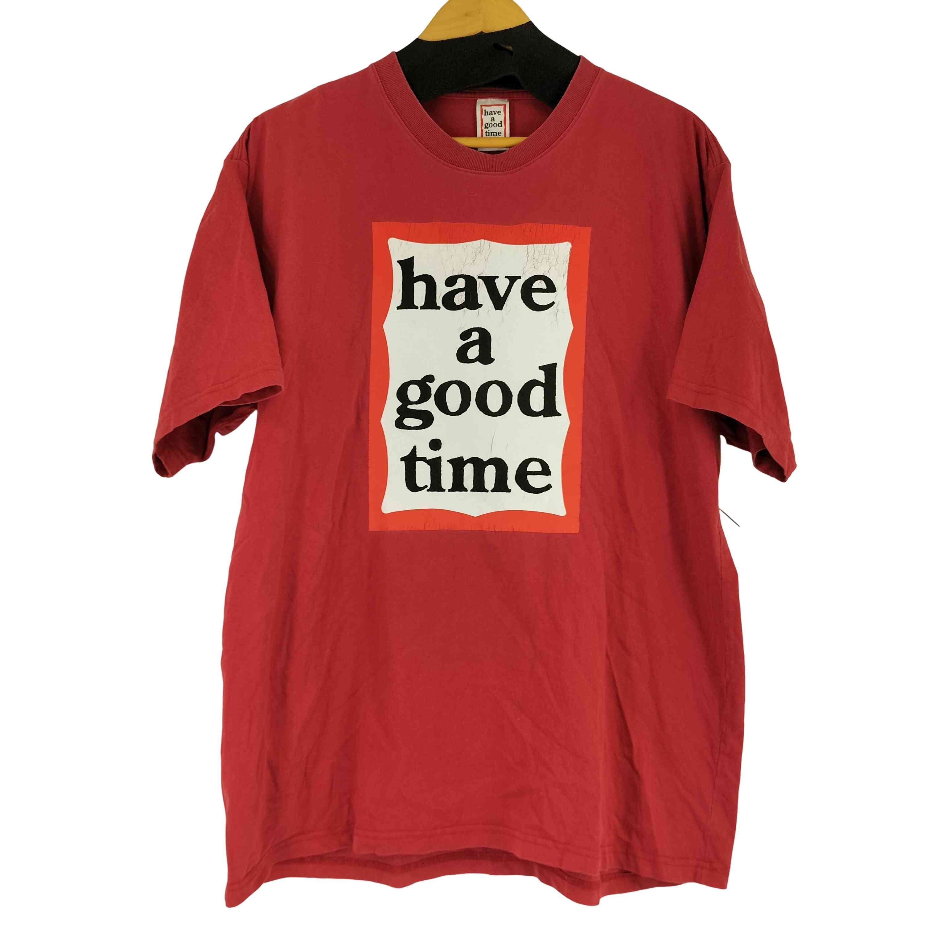 超人気 ハブアグッドタイム パーカー have a good time 古着 HAVE A GOOD TIME（ハブアグッドタイム） ロゴプリントプル