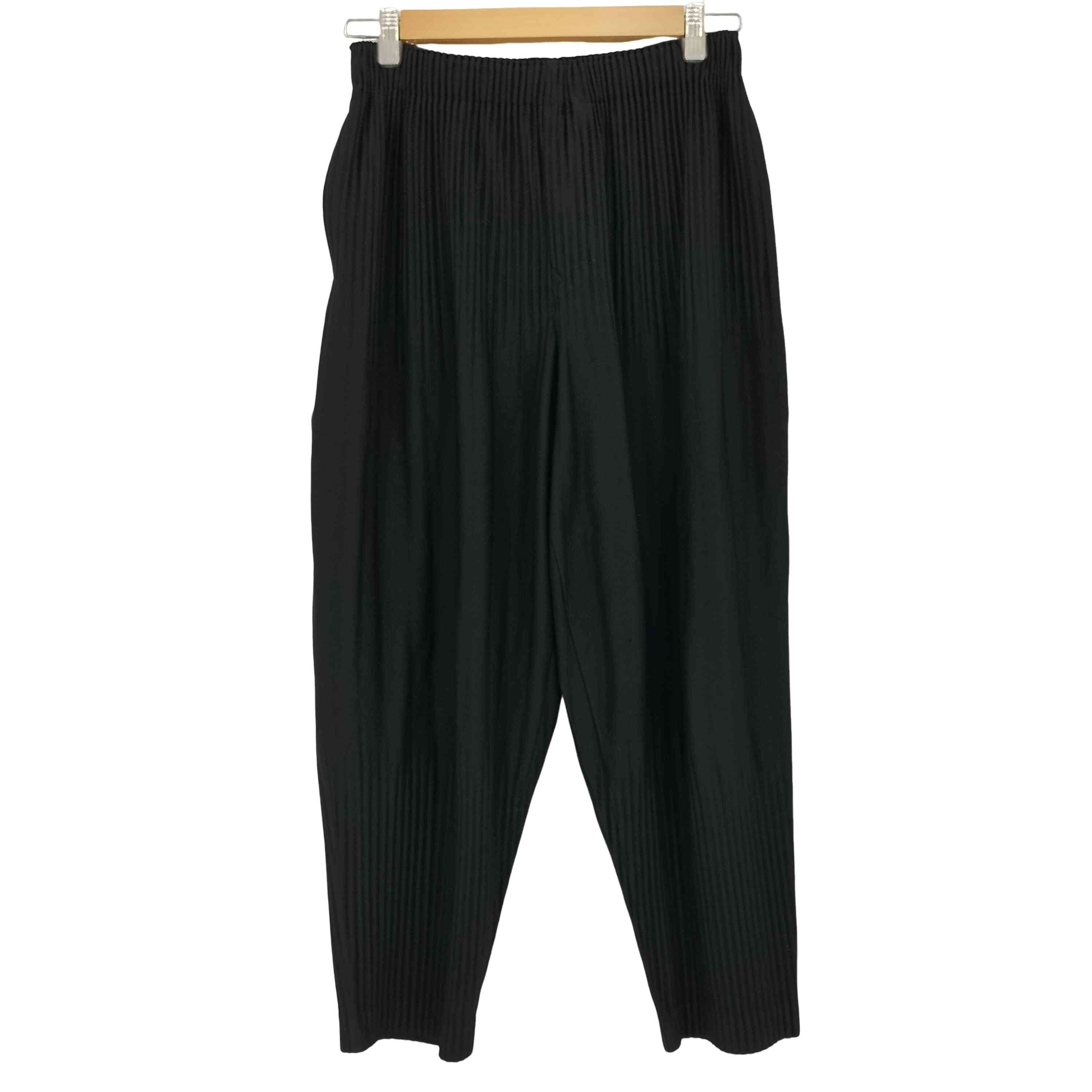 ISSEY MIYAKE オムプリッセ ハイネックプリーツカットソー ブラック HOMME PLISSE ISSEY MIYAKE(オムプリッセイッセイミヤケ