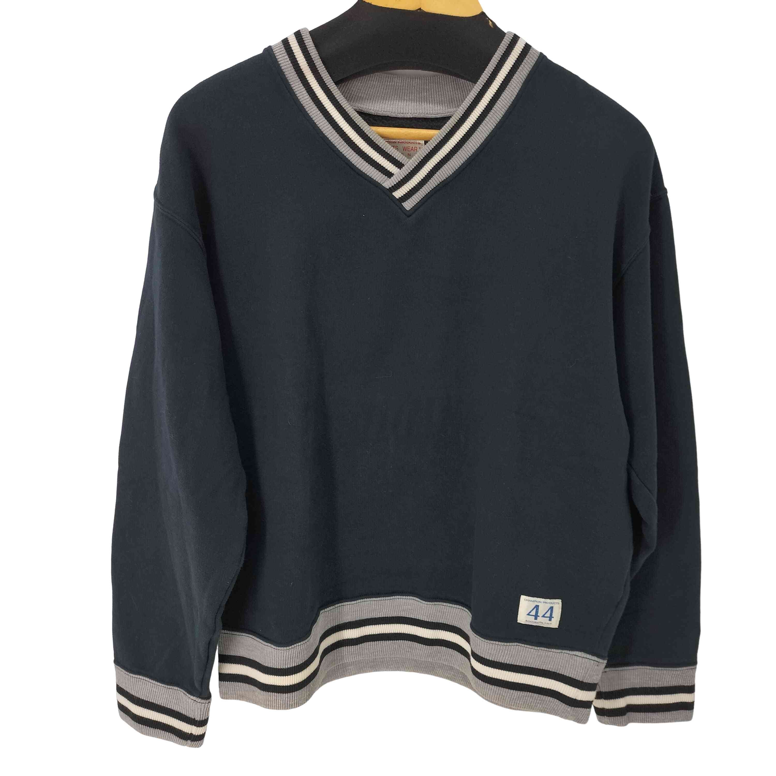 チャンピオン Champion 復刻 タタキタグ Vネック スウェット 短