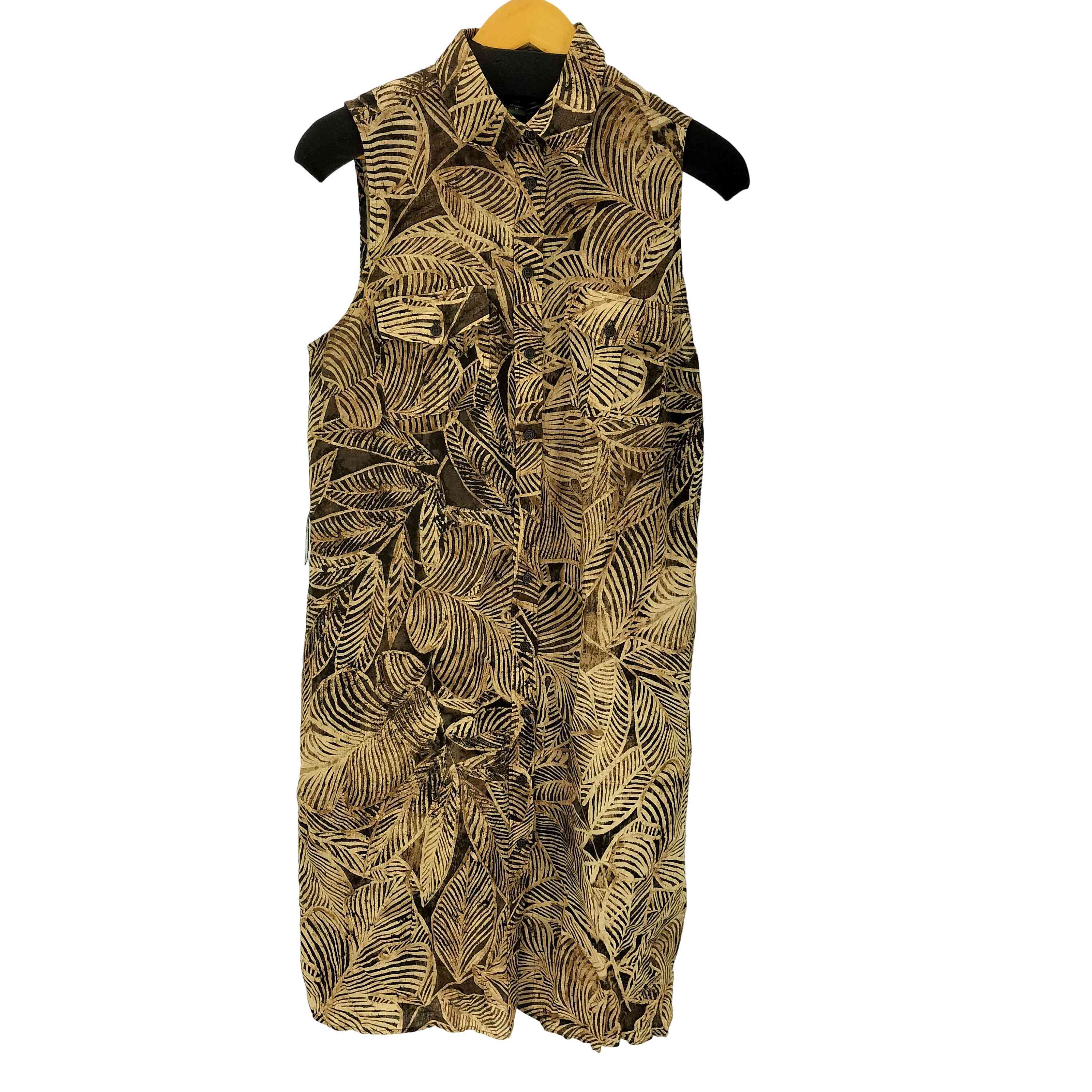 ラルフローレン 千鳥格子 ワンピース ベルトデザイン カシュクール ベージュ S ローレンラルフローレン カシュクールワンピース 千鳥格子 茶