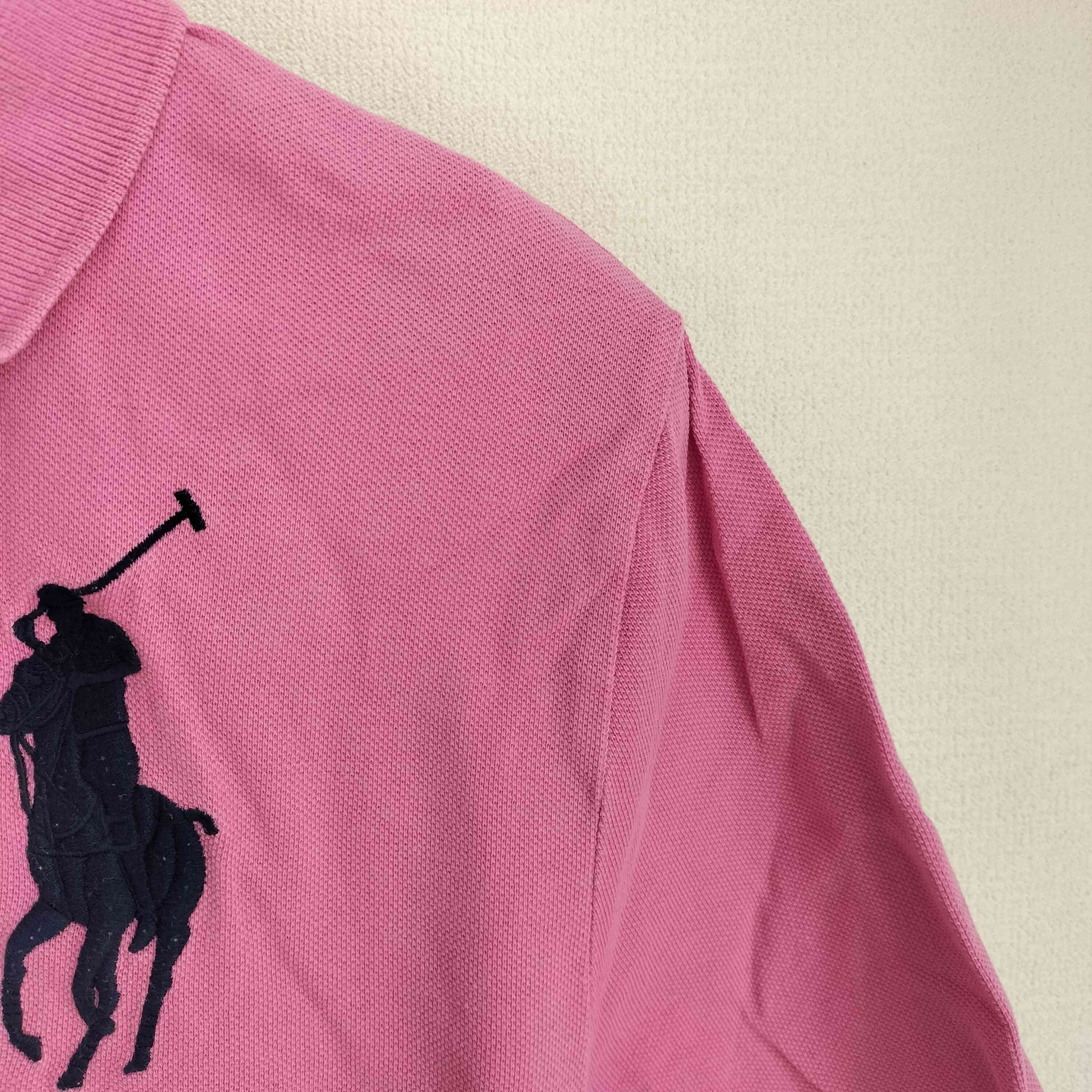 希少 ポロラルフローレン ポロベア 鹿の子 ラガーシャツ オーバーサイズ 3XL ポロバイラルフローレン Polo by RALPH LAUREN ビッグポニー刺繍