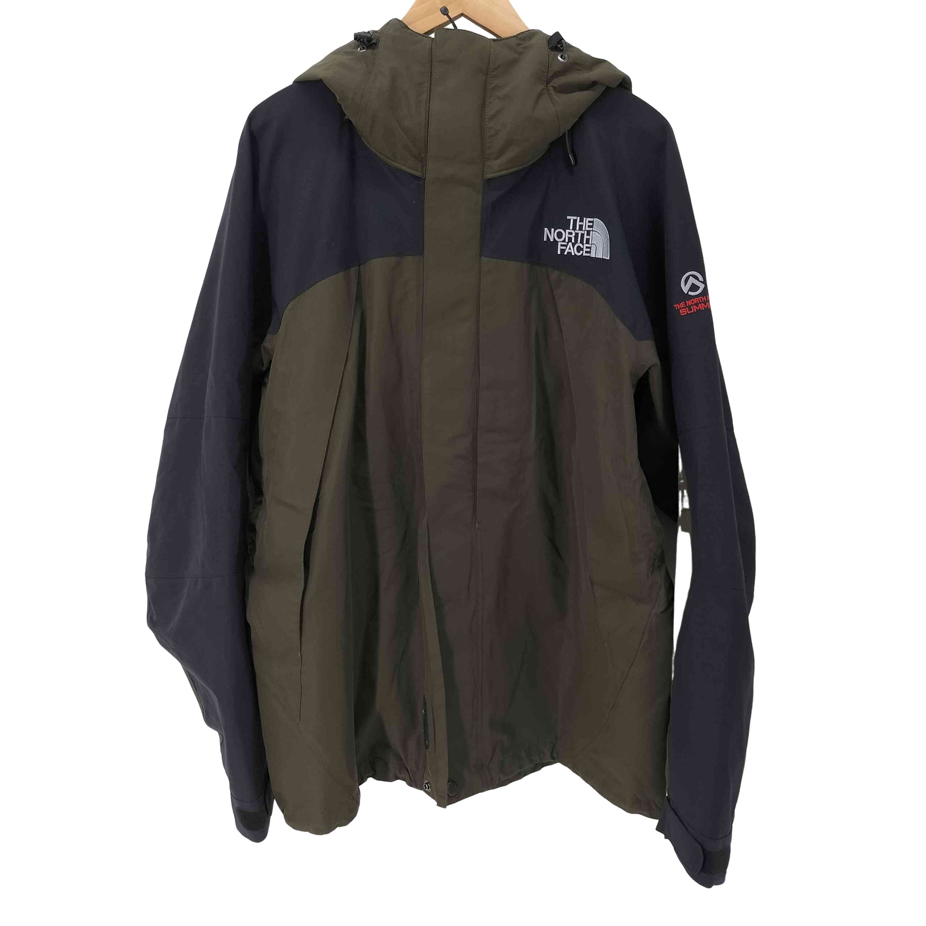 ツ*ノ様 ノースフェイス ゴアテックス マウンテンパーカー ジャケット 刺繍ロゴ ノースフェイス ゴアテックス マウンテンジャケット 刺繍ロゴ 古着