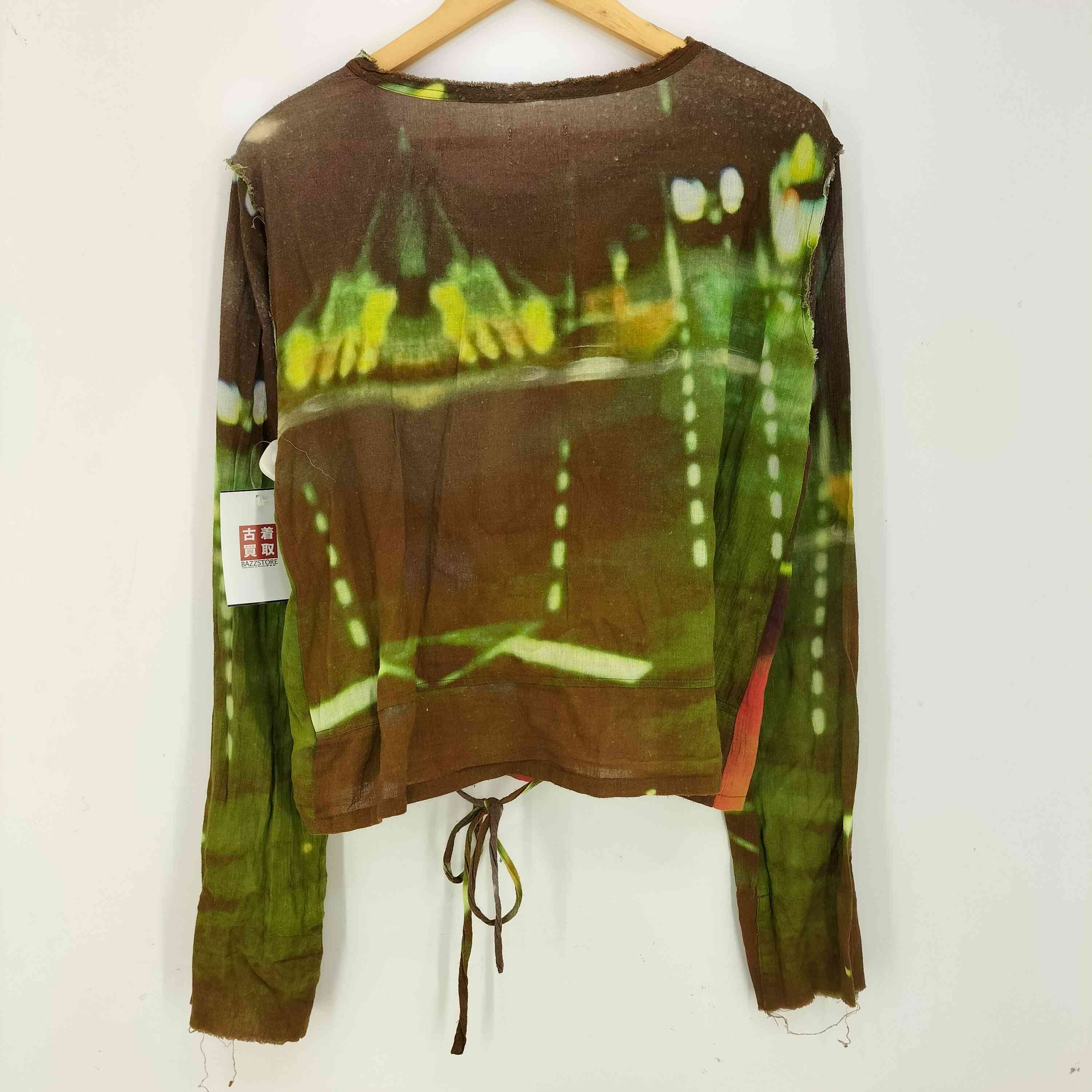 ✴︎専用✴︎ PAMM「たしかにそこにあった夜」のガーゼトップス　ライトグリーン PAMM（パム）の「「たしかにそこにあった夜」のガーゼトップス