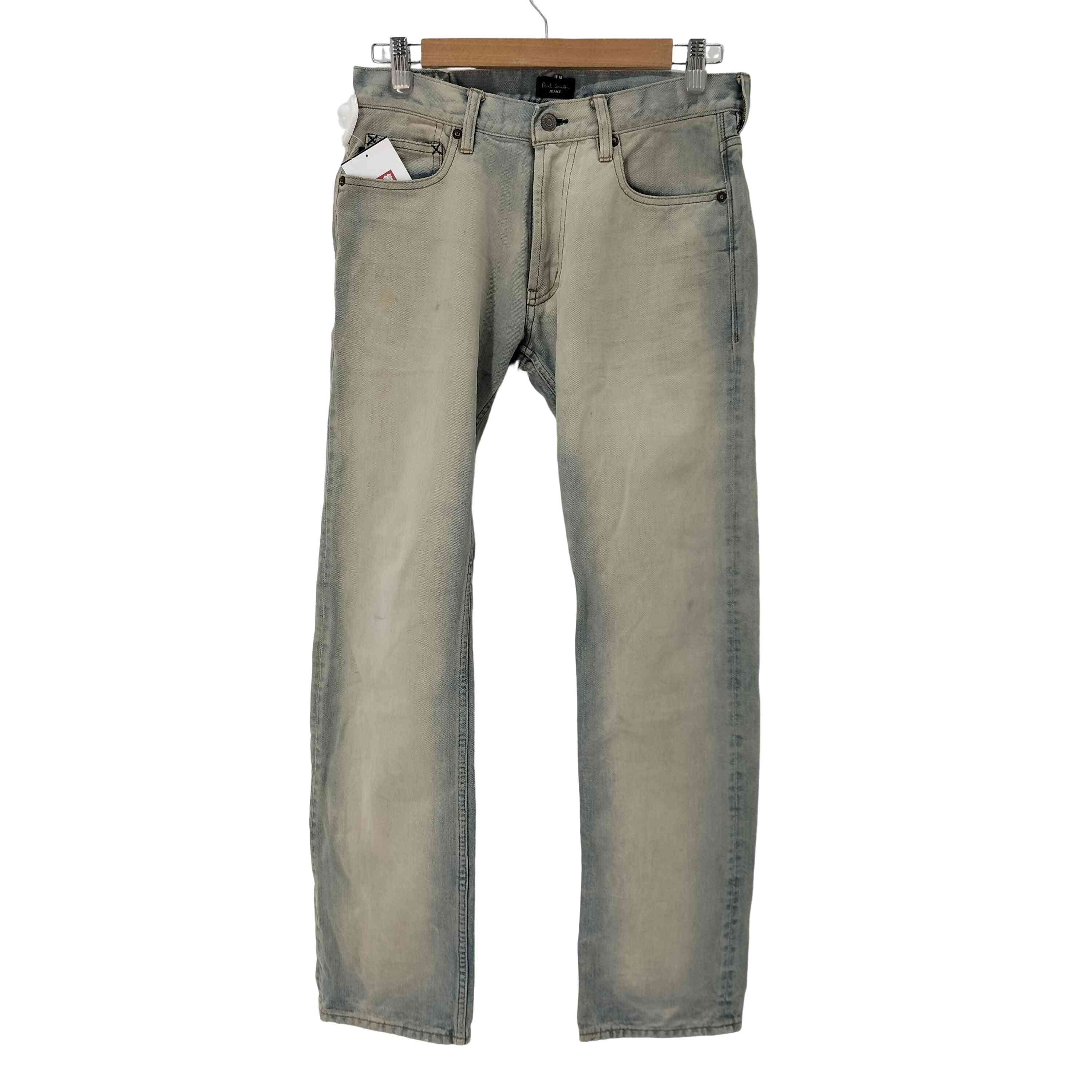 【新品】 PaulSmith ポールスミス ストレートボトム ポールスミスジーンズ Paul Smith JEANS ウォッシュ加工 スリム