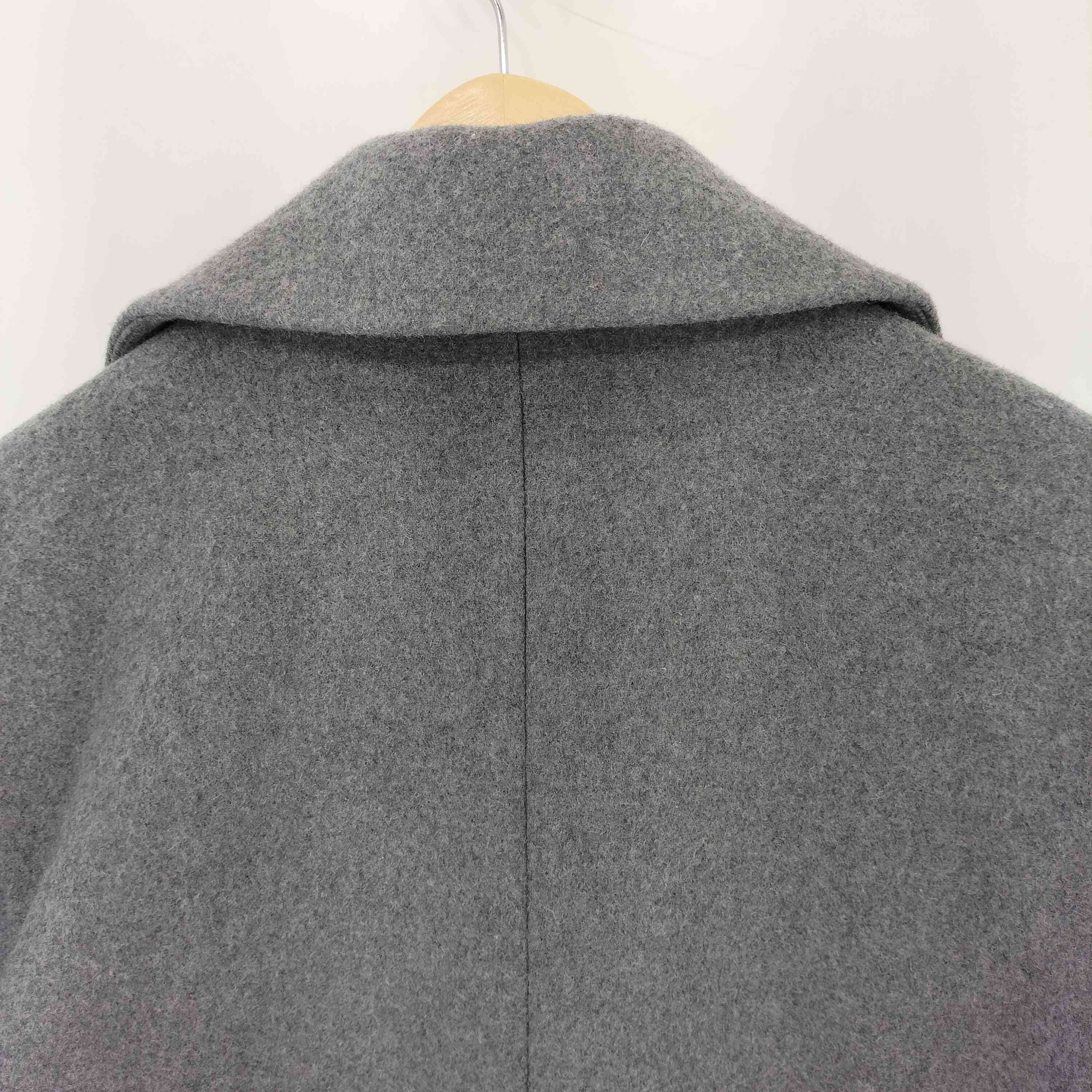 アダムエロペ Adam et Rope ウールメルトン ビッグラペル コート