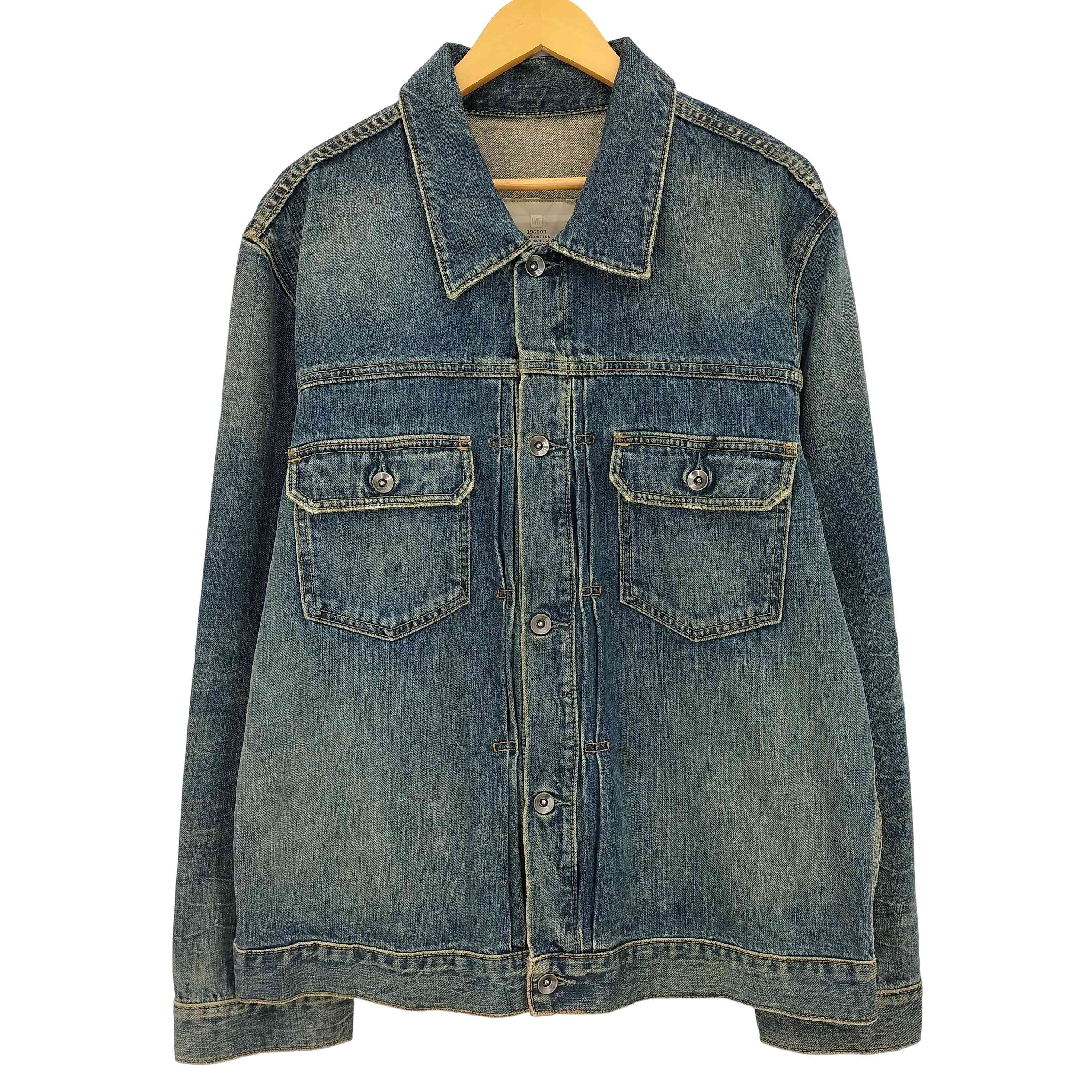 y2k グランジ トルネードマート デニムジャケット 汚し加工