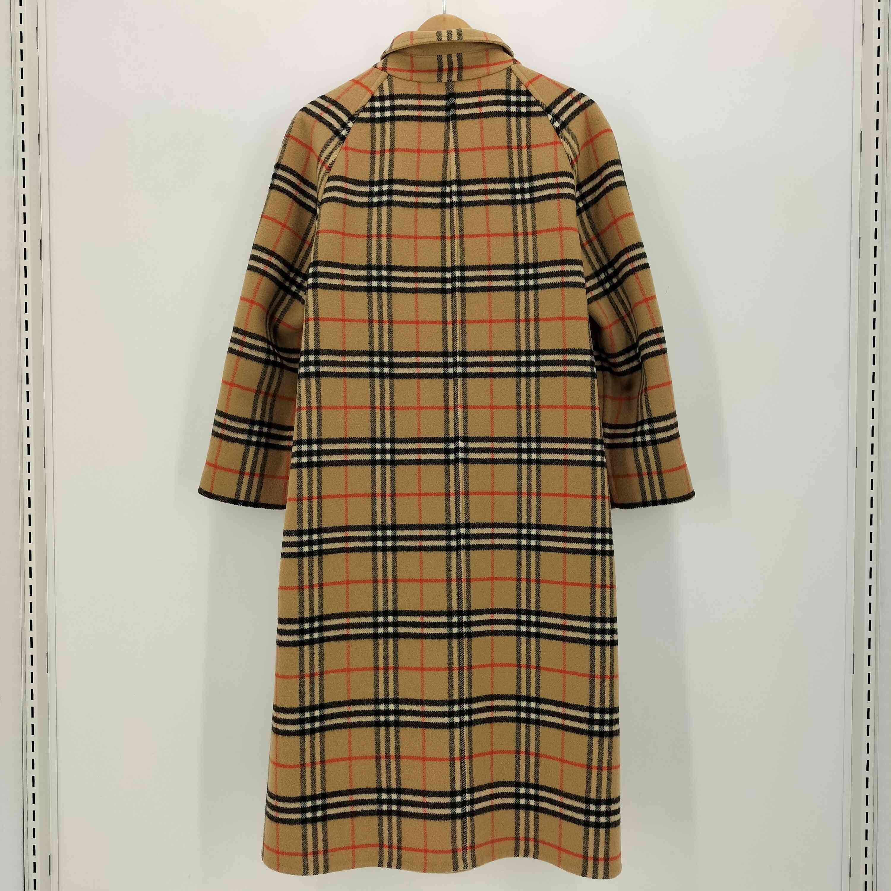 【90s】バーバリー　玉虫色ステンカラーコート　ノバチェック　M古着 BURBERRY 90sステンカラーコート ノバチェック 古着 90s】バーバリー