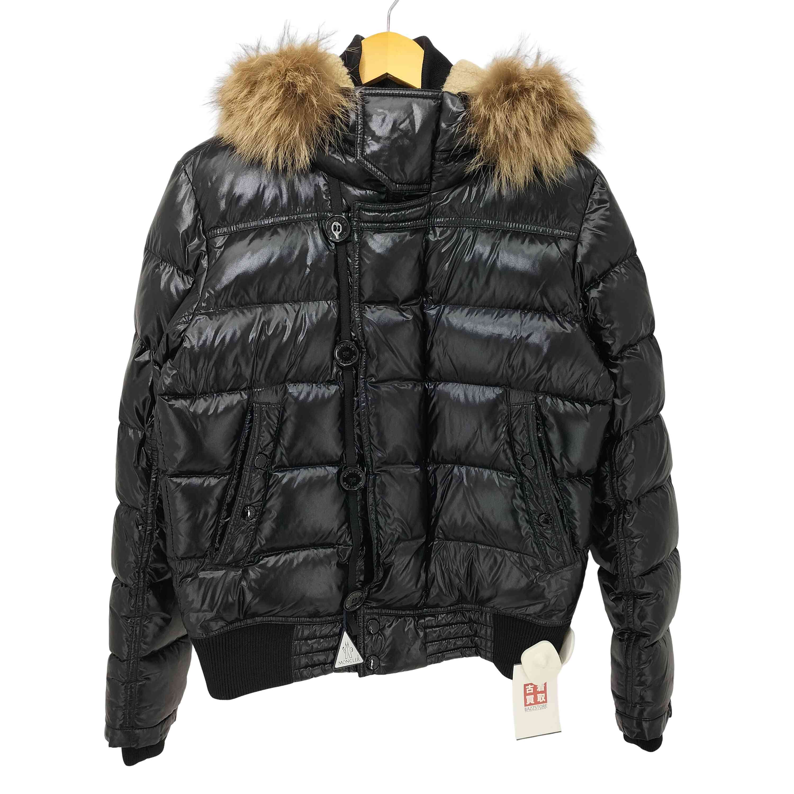 【美品】MONCLER MOKAMAT モカマット ダウンコートブラック MONCLER モンクレール レディース ダウンコート ブラック MOKA