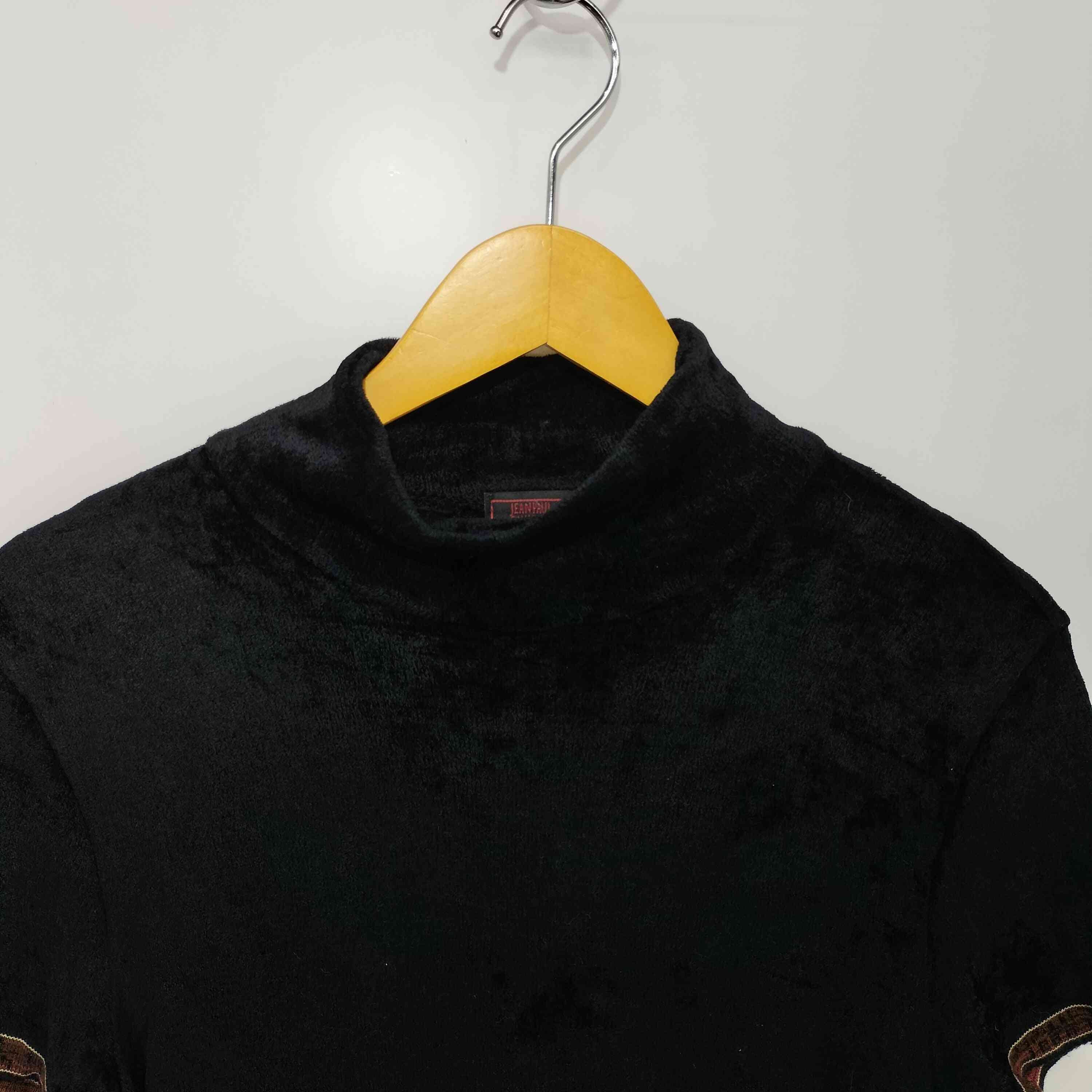 ジャンポールゴルチエ ベロア ハイネック トップス サイズ40 ブラック ジャンポールゴルチエクラシック Jean Paul GAULTIER CLASSIQUE