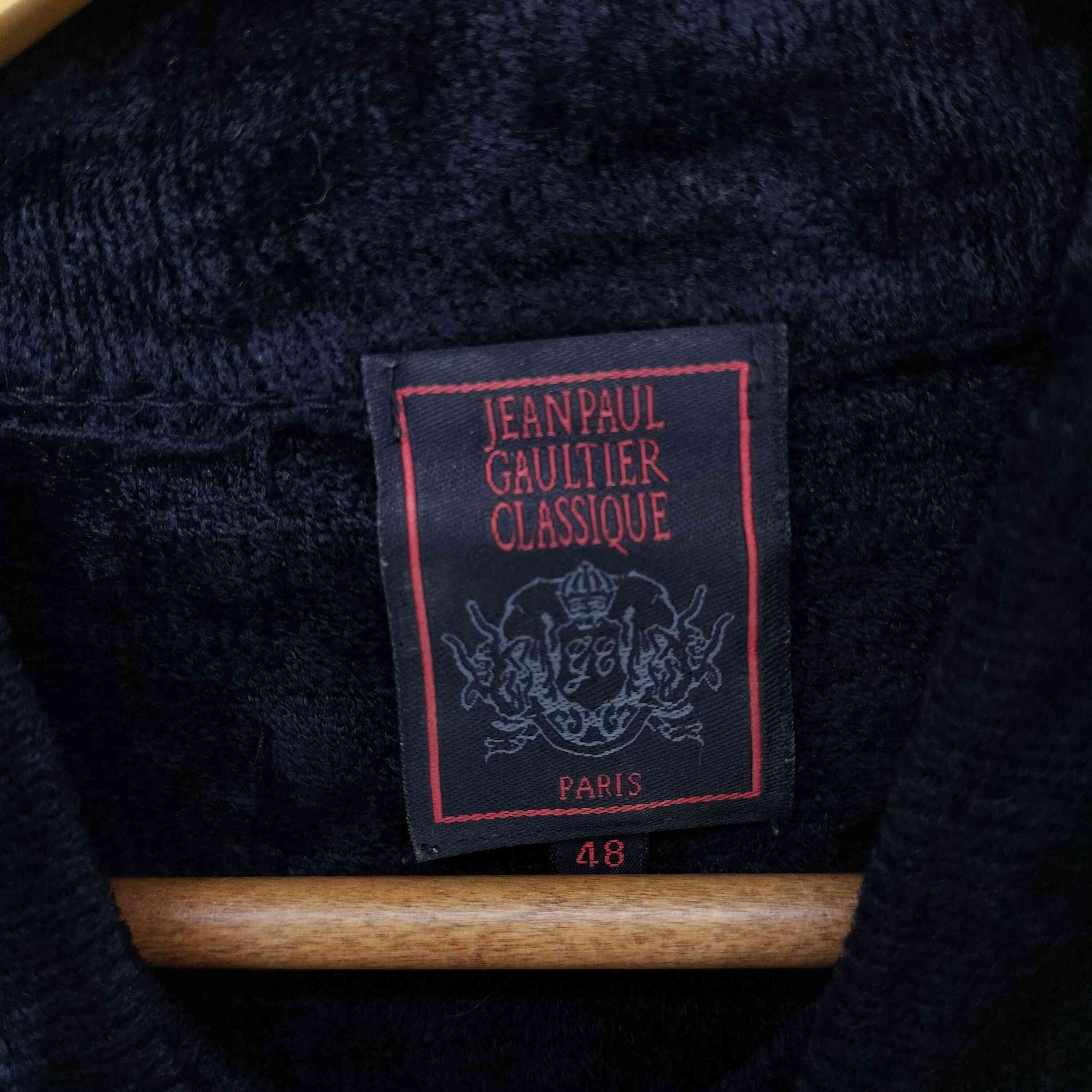 ジャンポールゴルチエ ベロア ハイネック トップス サイズ40 ブラック ジャンポールゴルチエ ベロア ハイネック トップス サイズ40 ブラック