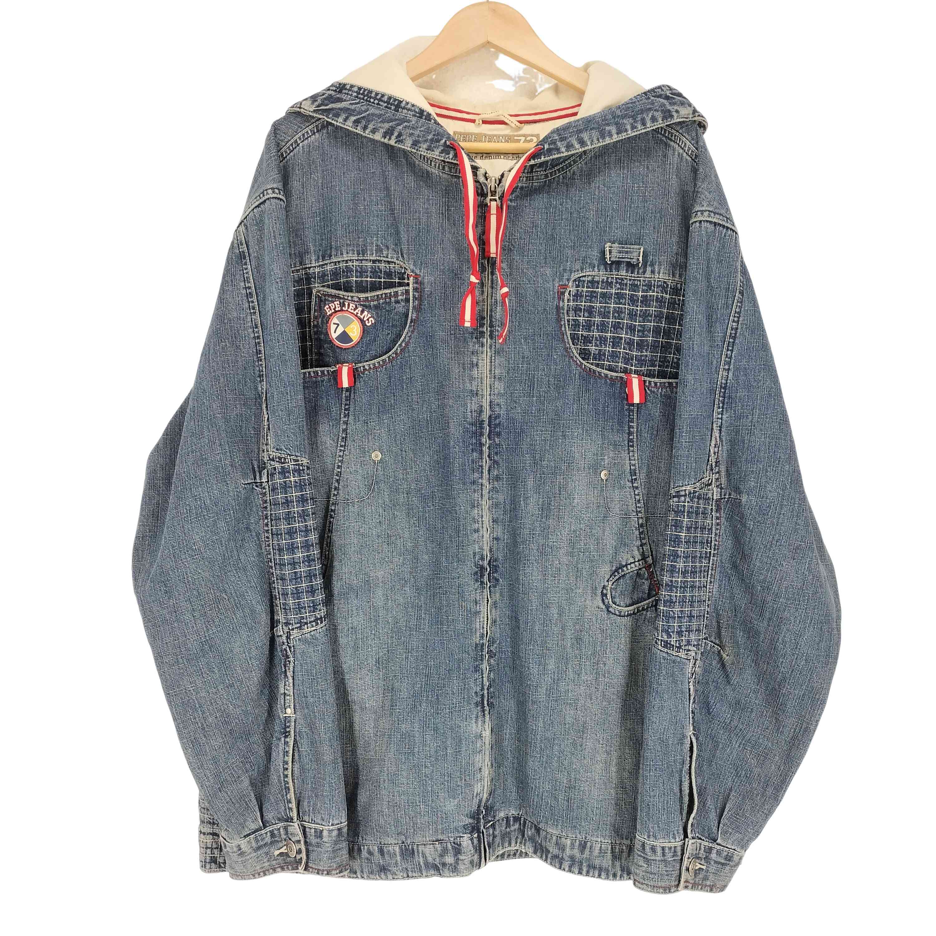 PEPE JEANS フーディ デニムジャケット ペペジーンズロンドン PEPE JEANS LONDON ジップフーディーデニム