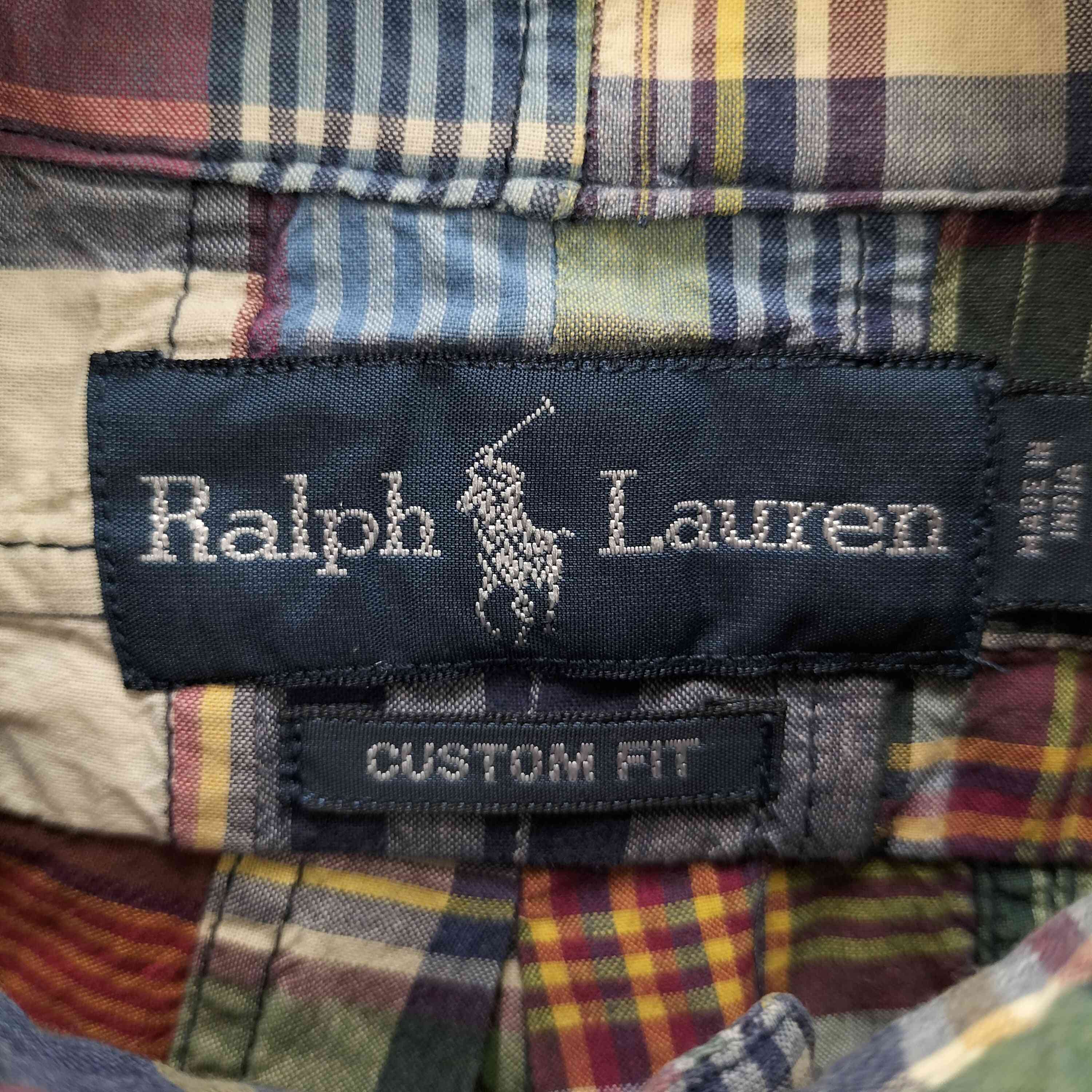 ラルフローレン RALPH LAUREN 90s カスタムフィット パッチワーク