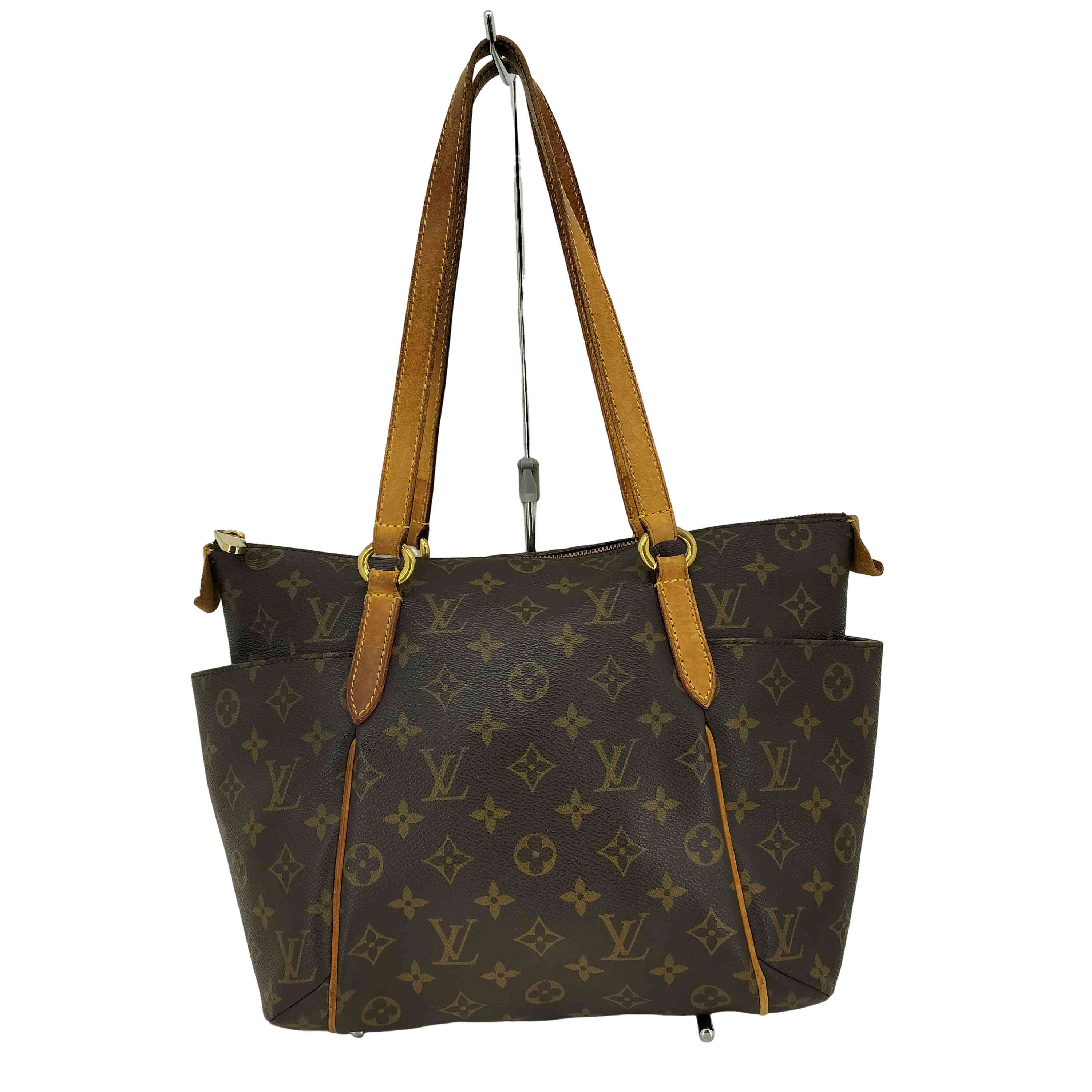 LOUIS VUITTON トータリーPM トートバッグ モノグラム　ロゴ総柄 LOUIS VUITTON トータリーPM トートバッグ モノグラムロゴ総柄