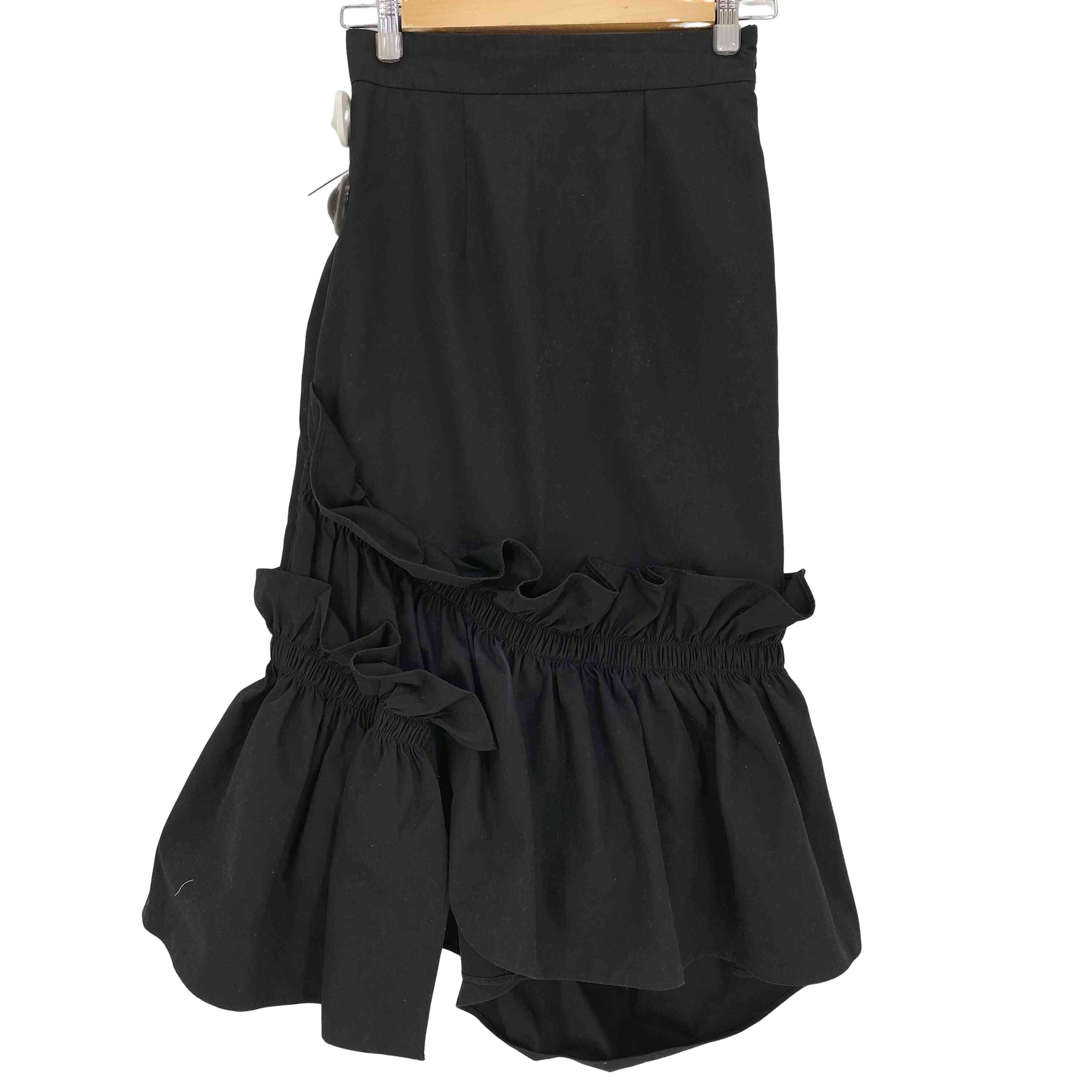 USED古着(ユーズドフルギ) {{SHUSHU/TONG}}  フリル ティアード タイトスカート レディース  UK8【中古】【ブランド古着バズストア】 ユーズドフルギ USED古着 {{SHUSHU/TONG}} フリル ティアード タイト