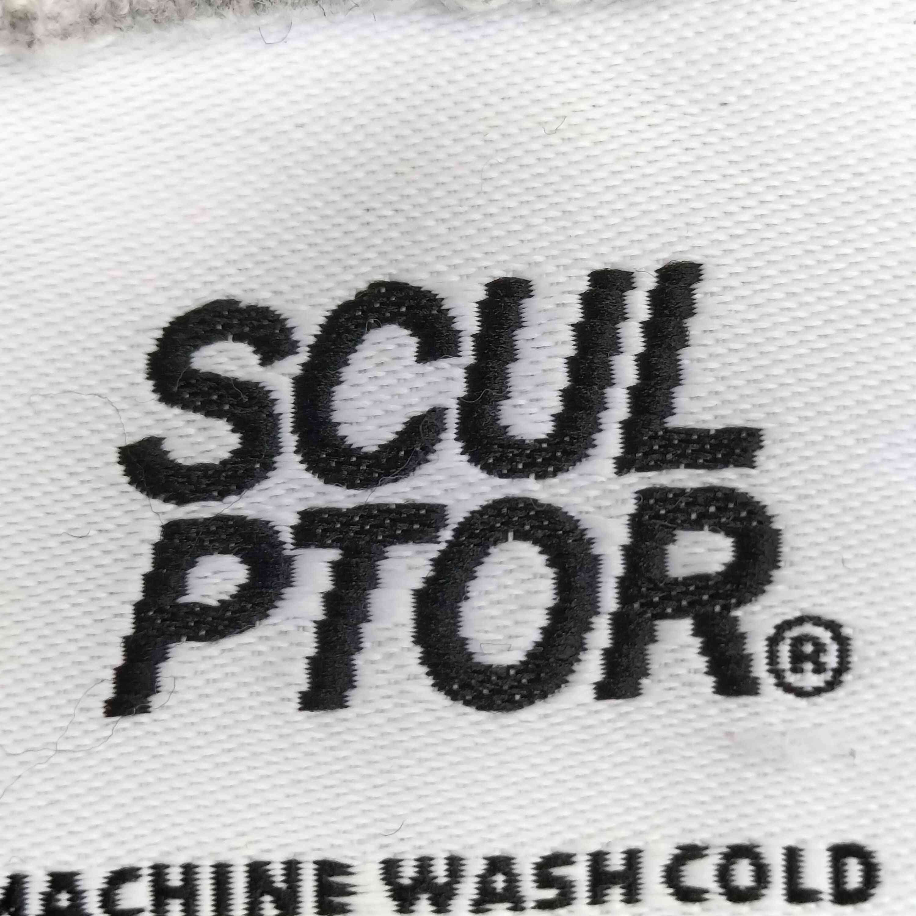 スカルプター SCULPTOR SATIN APPLIQUE SWEATSHIRT サテンアップリケ 