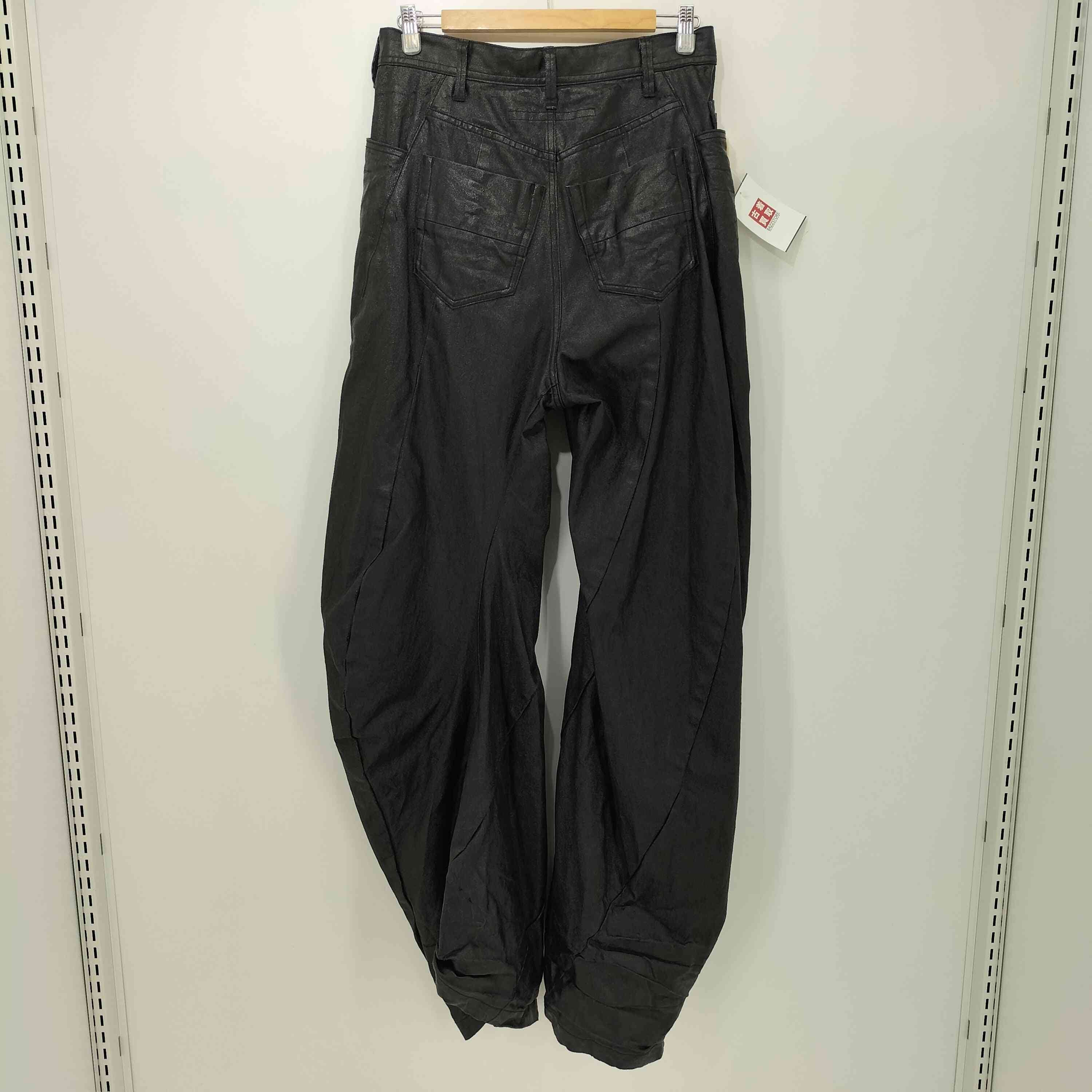 ユリウス JULIUS 25SS 10oz Coated Denim Curved Wide Pants マイラー