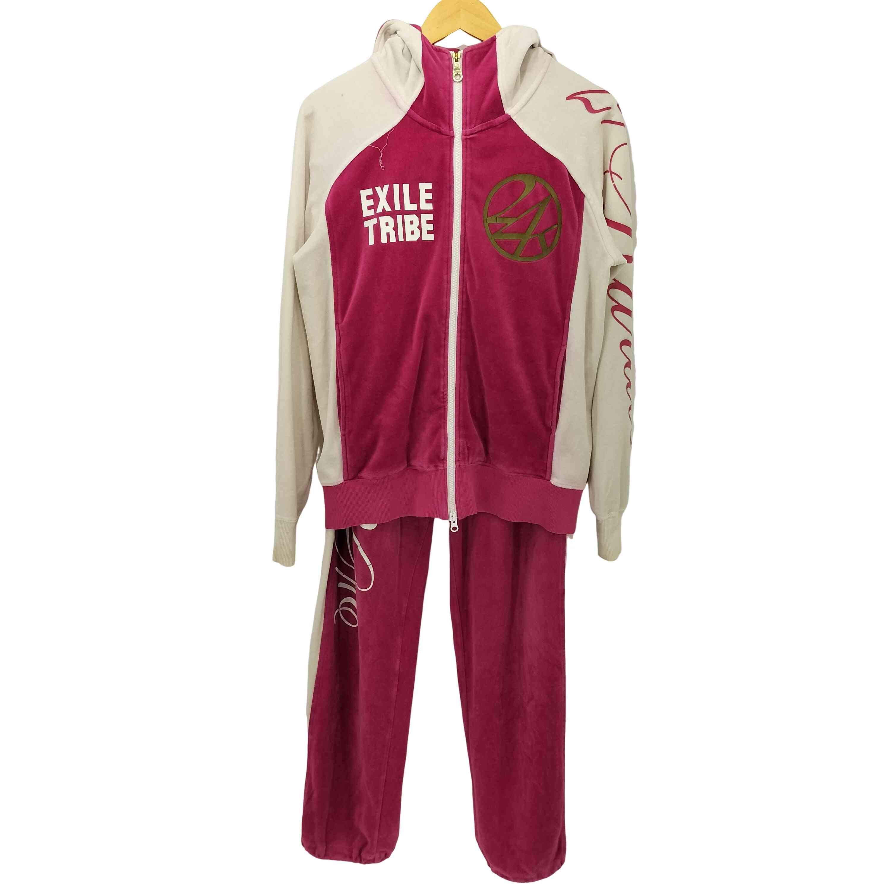 24Karats ベロア セットアップ トラックジャケット ジャージ パンツ 赤 24Karats ベロア セットアップ トラックジャケット ジャージ パンツ 赤