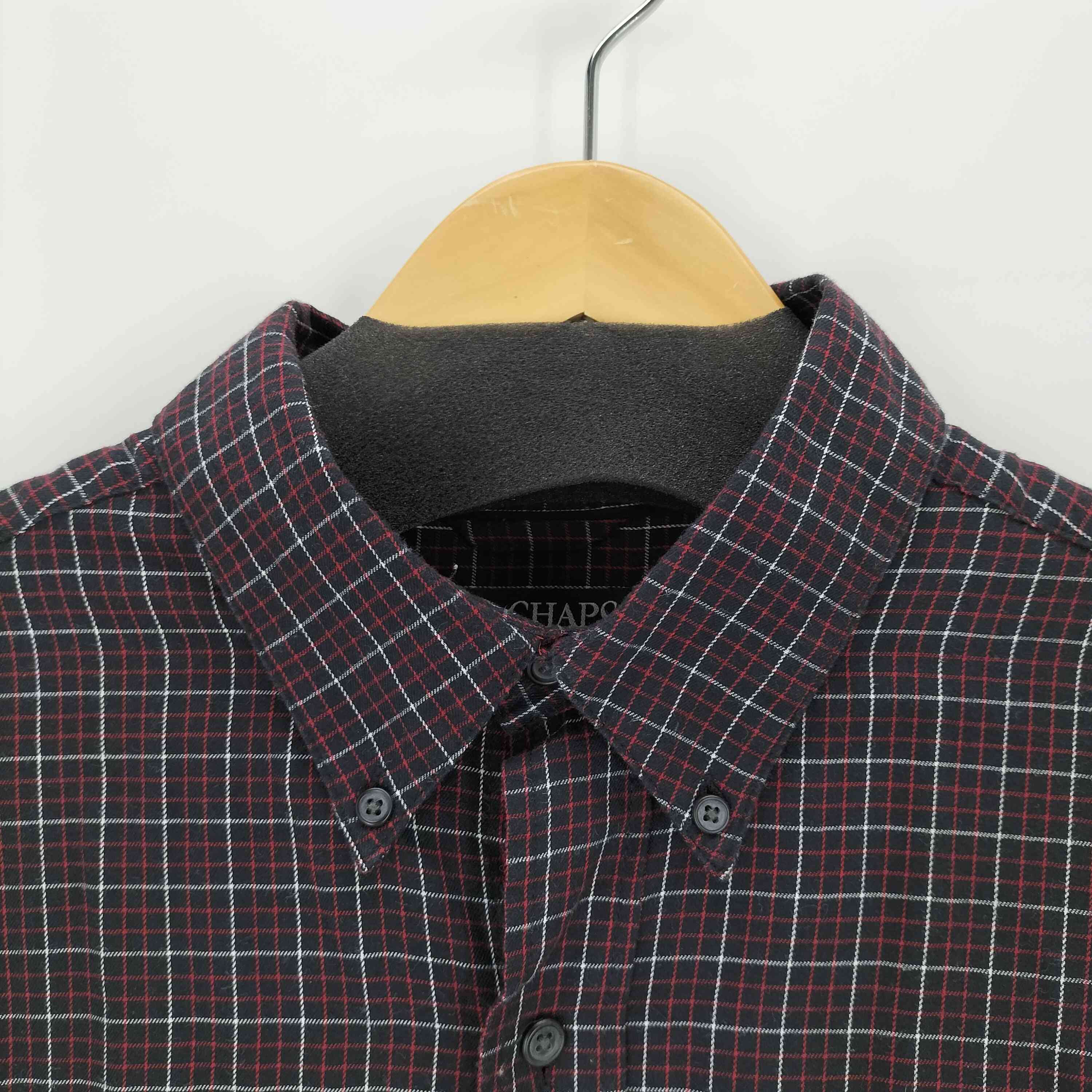 チャップス チェック L ブラウン メンズ ボタンダウン シャツ 古着 長袖 CHAPS（ブラウン⁄茶色系）のフリマアイテム一覧