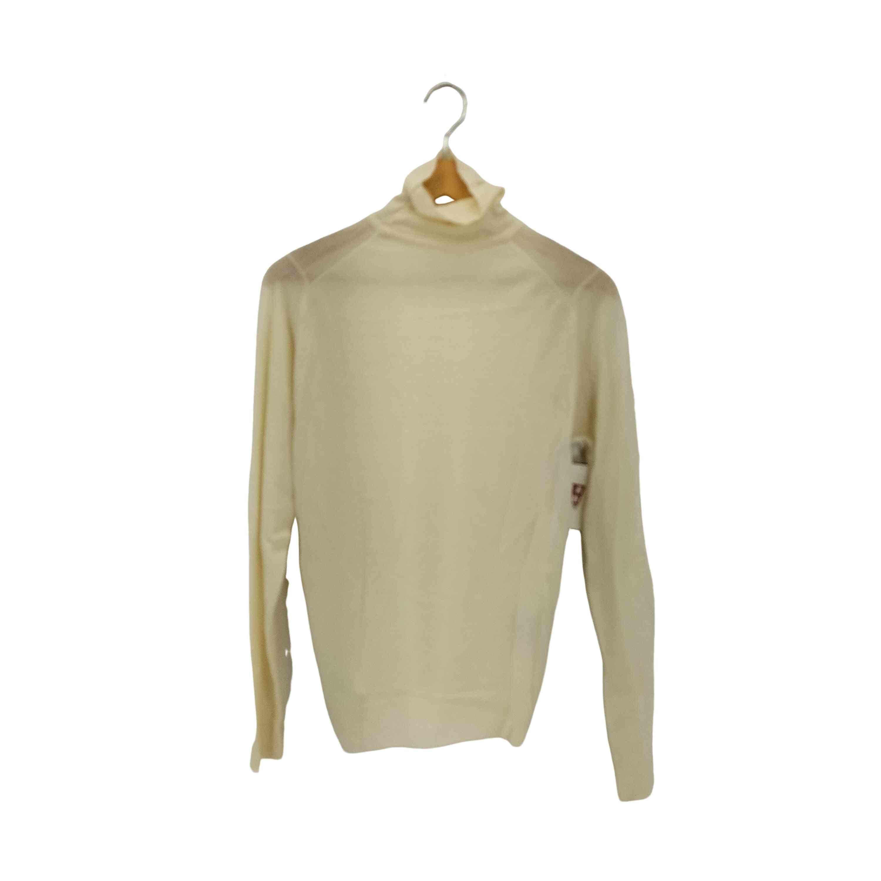 Gran Sasso(グランサッソ) イタリア製 12G MOCK モックネックウールニット メンズ 表記無 【中古】【ブランド古着バズストア】 グランサッソ Gran Sasso イタリア製 12G MOCK モックネックウール