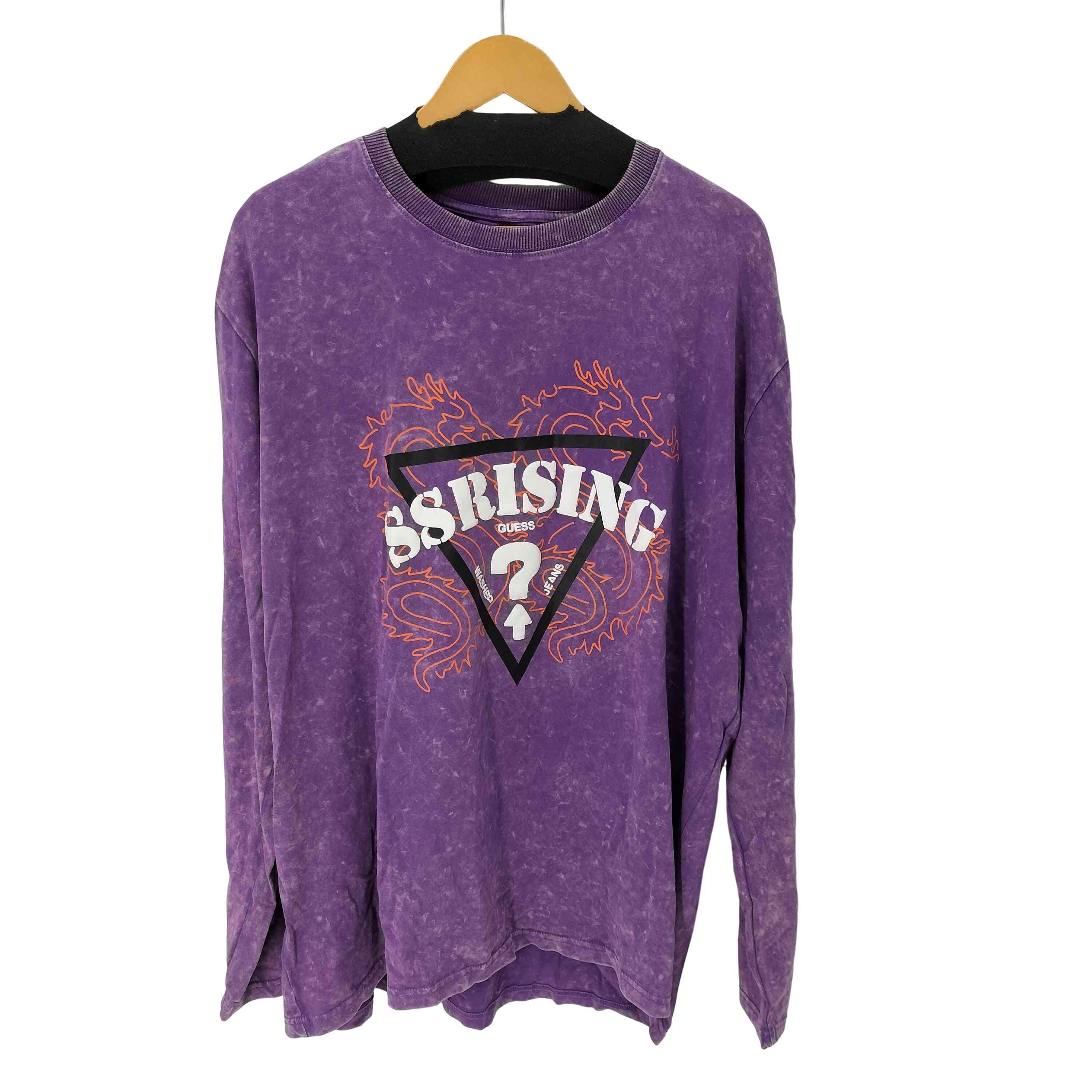 ゲス GUESS 90～00S オンブレチェックレーヨン開襟シャツ メンズ XL