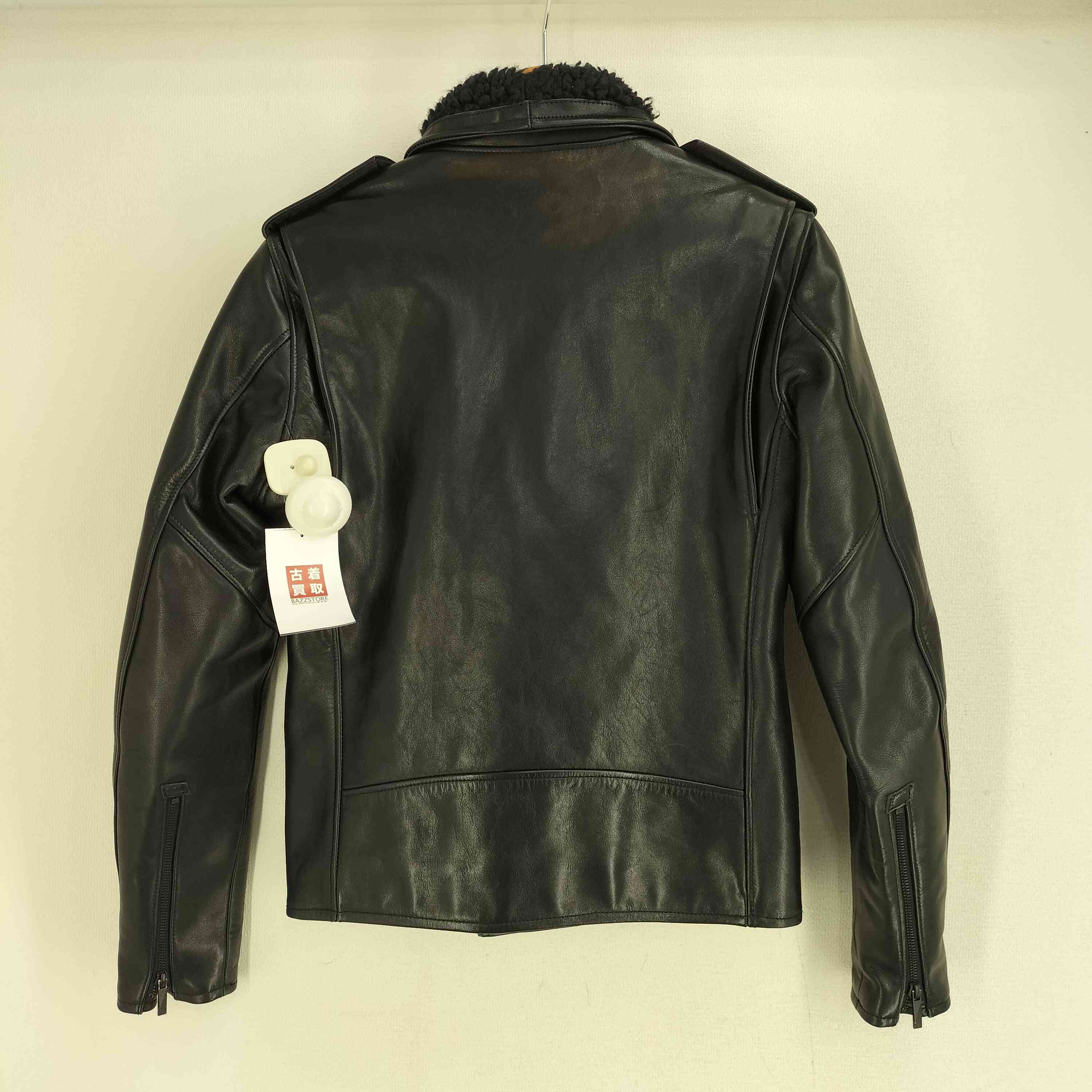 N.HOOLYWOOD◇カウレザー 裏ボアライダースジャケット36 牛革 ミスター