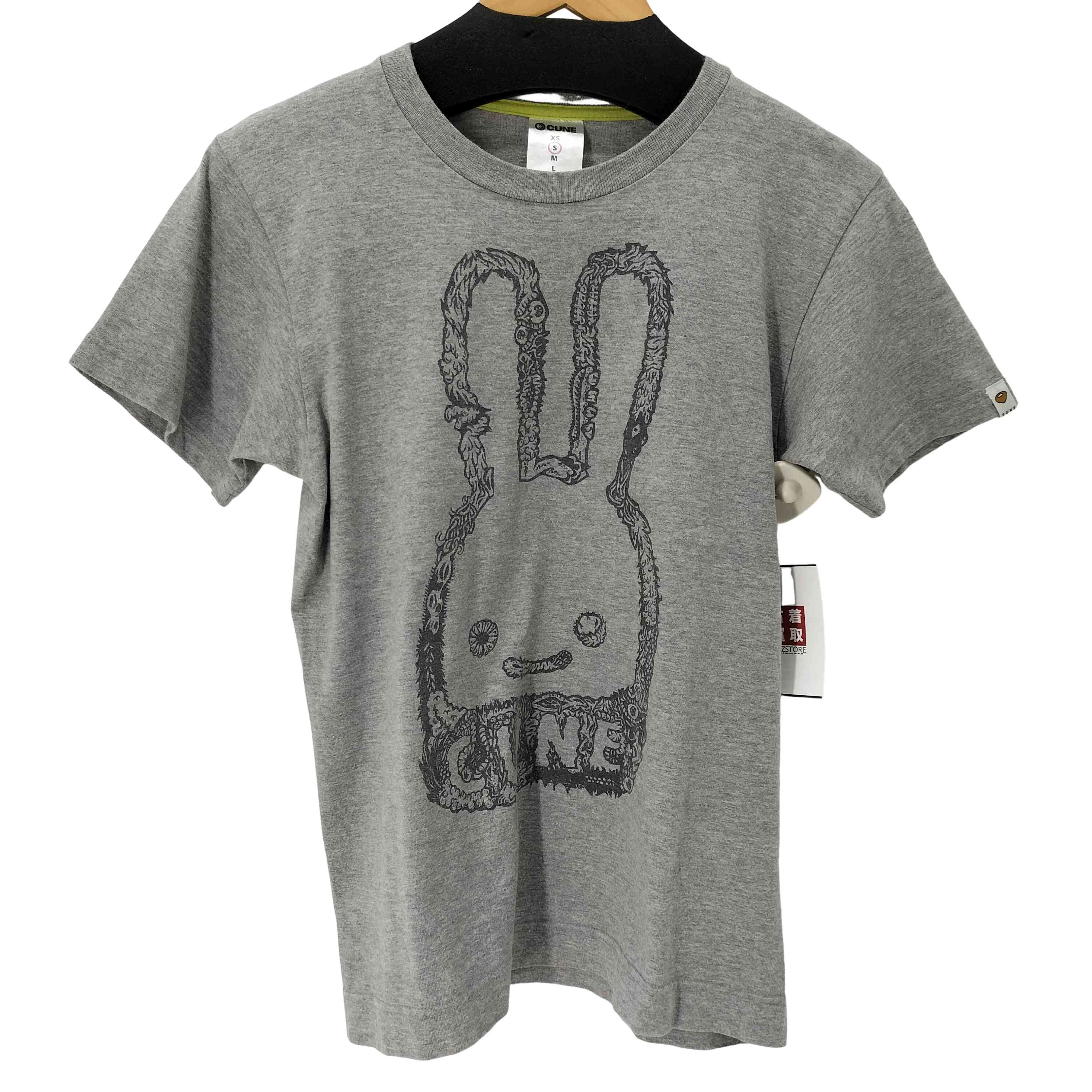 キューン CUNE ちょいグロ デザインうさぎプリントロングTシャツ