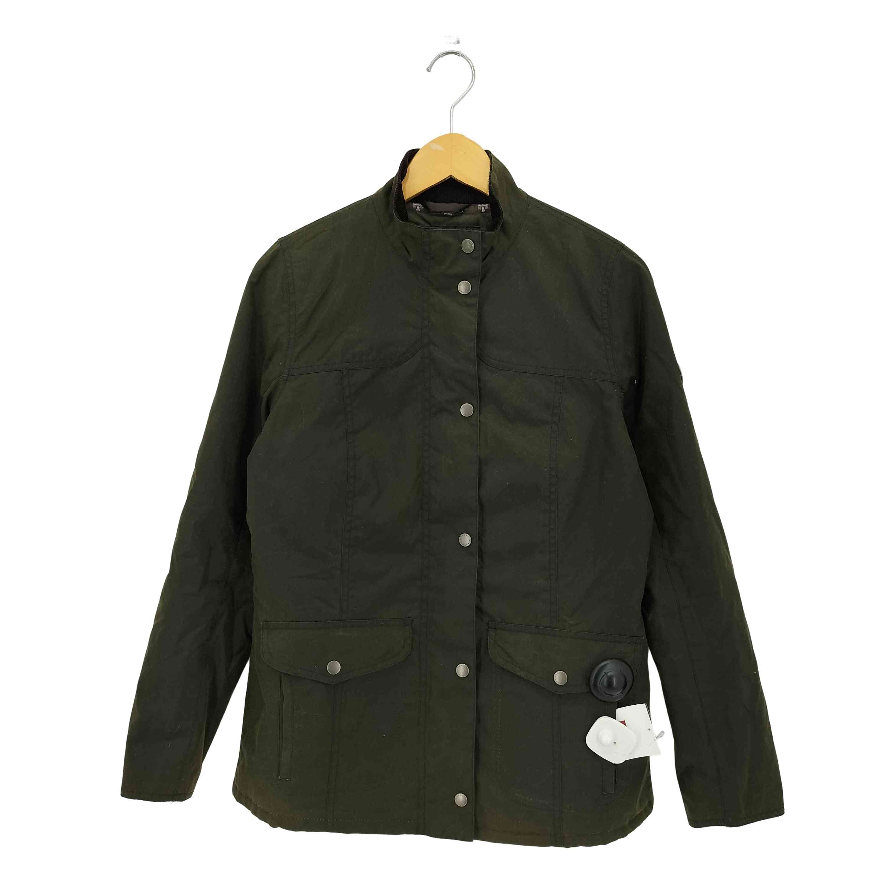 Barbour(バブアー) Sandsend Wax Jacket ワックス オイルドジャケット レディース  UK：10 / EUR：36【中古】【ブランド古着バズストア】 バブアー Barbour Sandsend Wax Jacket ワックス オイルドジャケット