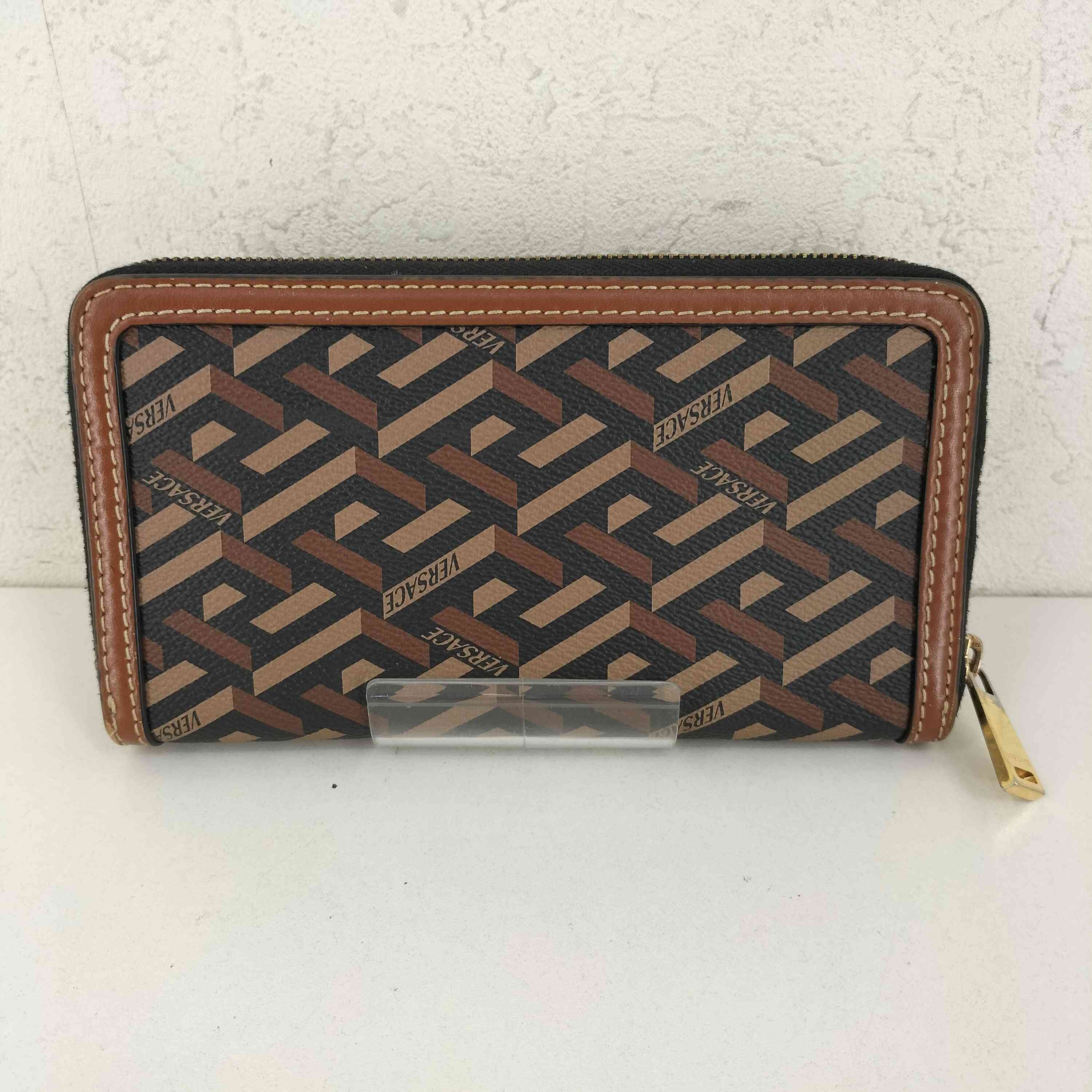 Versace 長財布 ラウンドジップ ヴェルサーチ 長財布 ラウンドファスナー VERSACE メンズ (VERSACE/長
