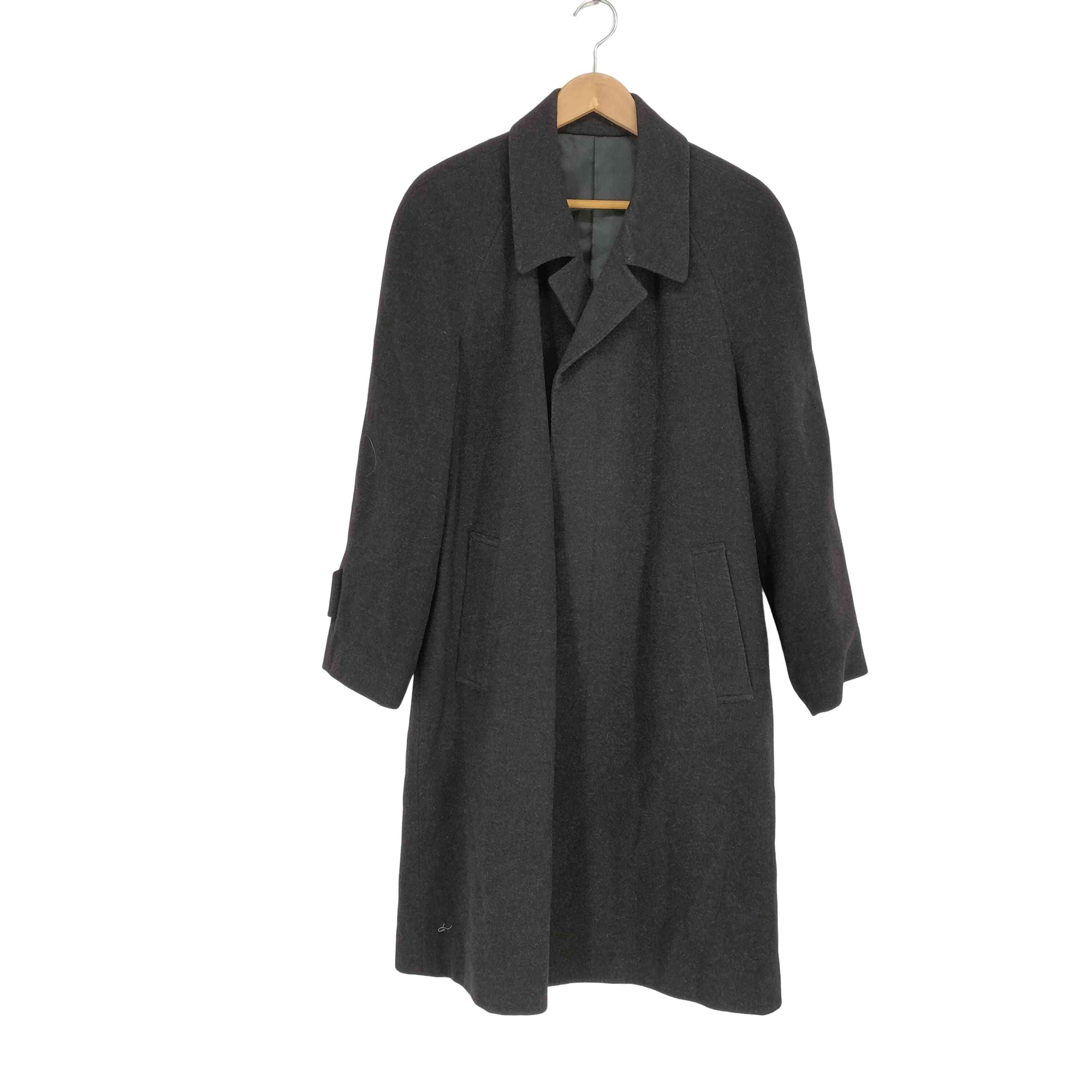 ユーズドフルギ USED古着 MADE IN ITALY カシミヤ100 比翼チェスター  