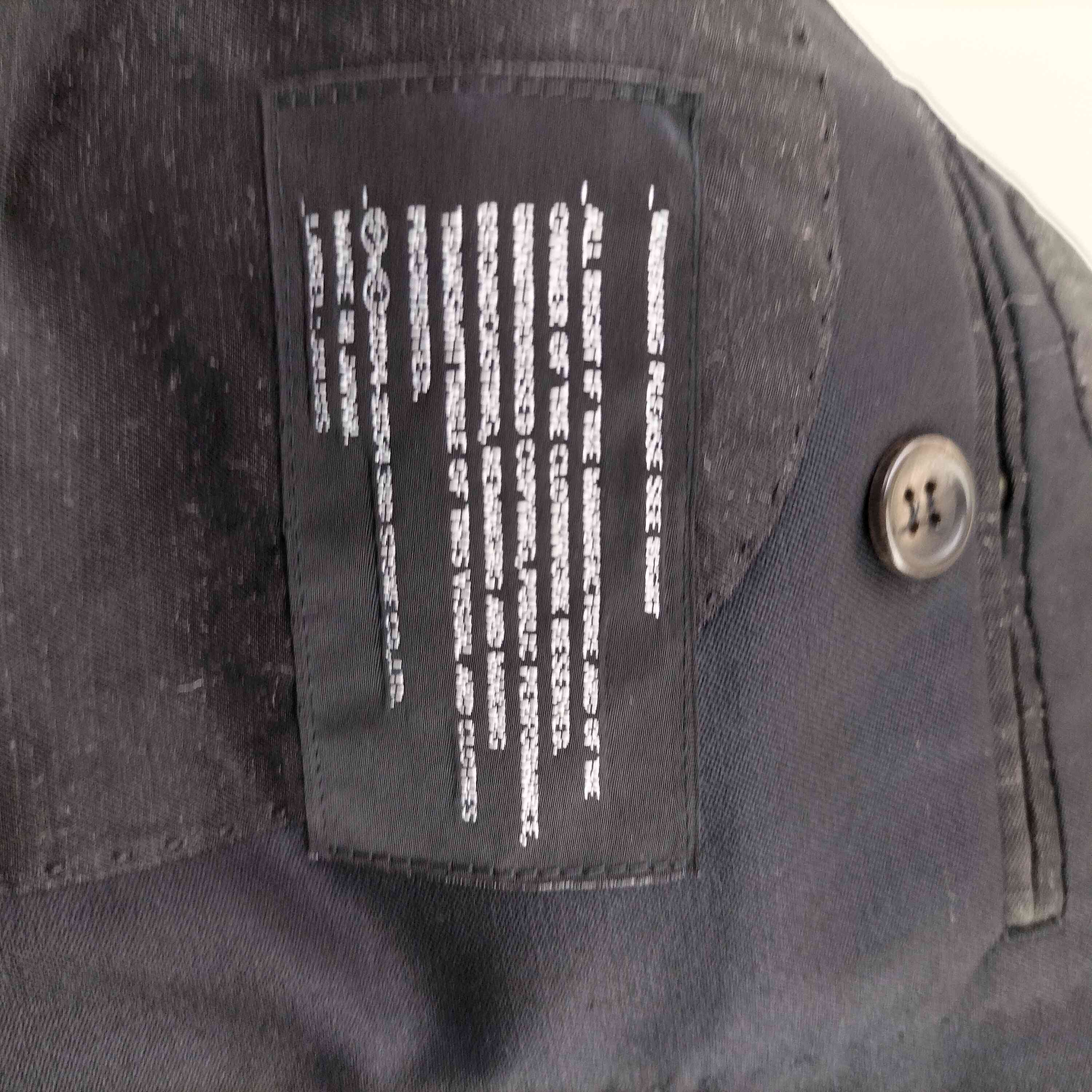 ユリウス JULIUS 05ss WOOL BLEND TAILORED JACKET 袖先スリット