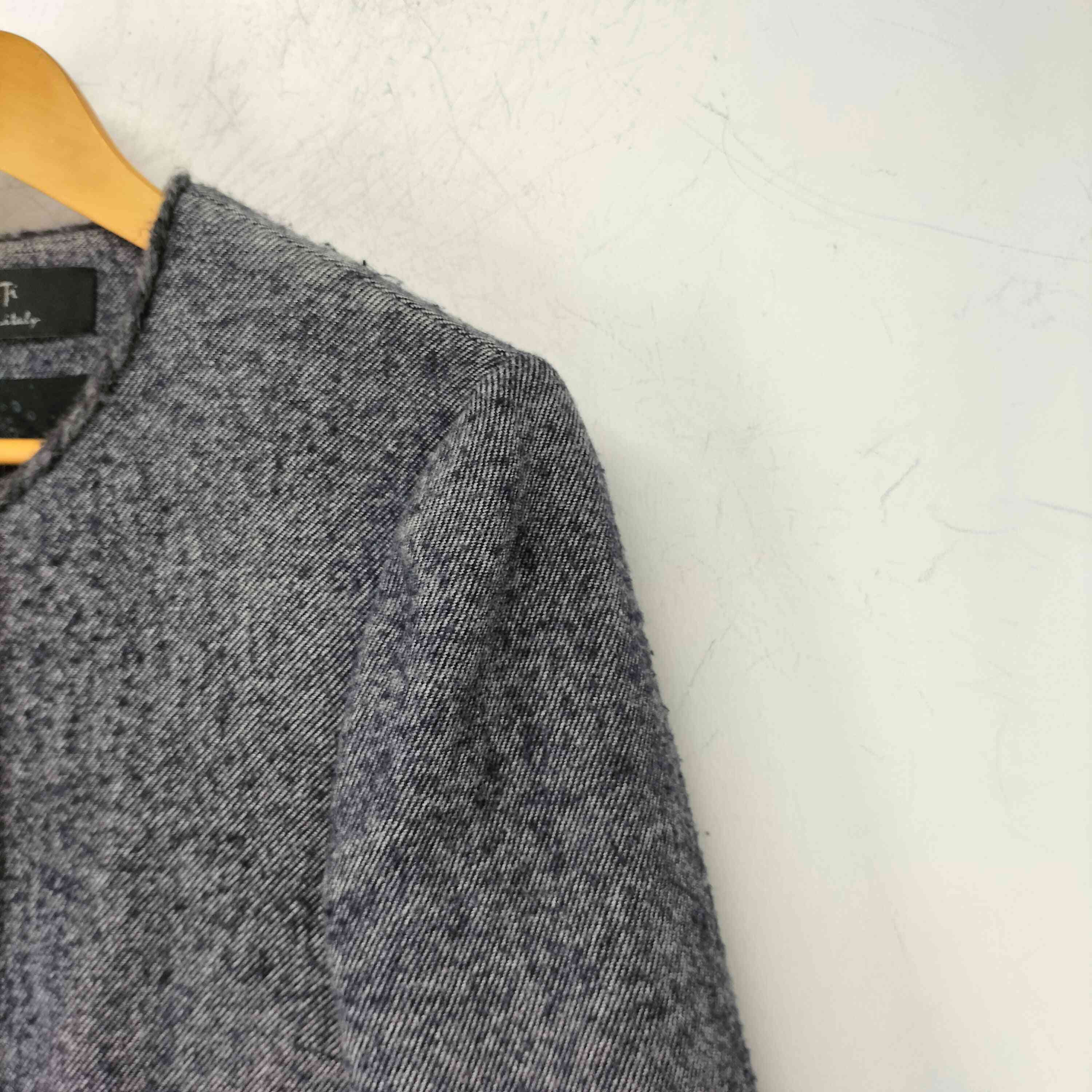 USED古着(ユーズドフルギ) kristina ti イタリア製 ノーカラーコート レディース EUR：40 【中古】【ブランド古着バズストア】 kristina ti イタリア製 ノーカラーコート レディース EUR：40