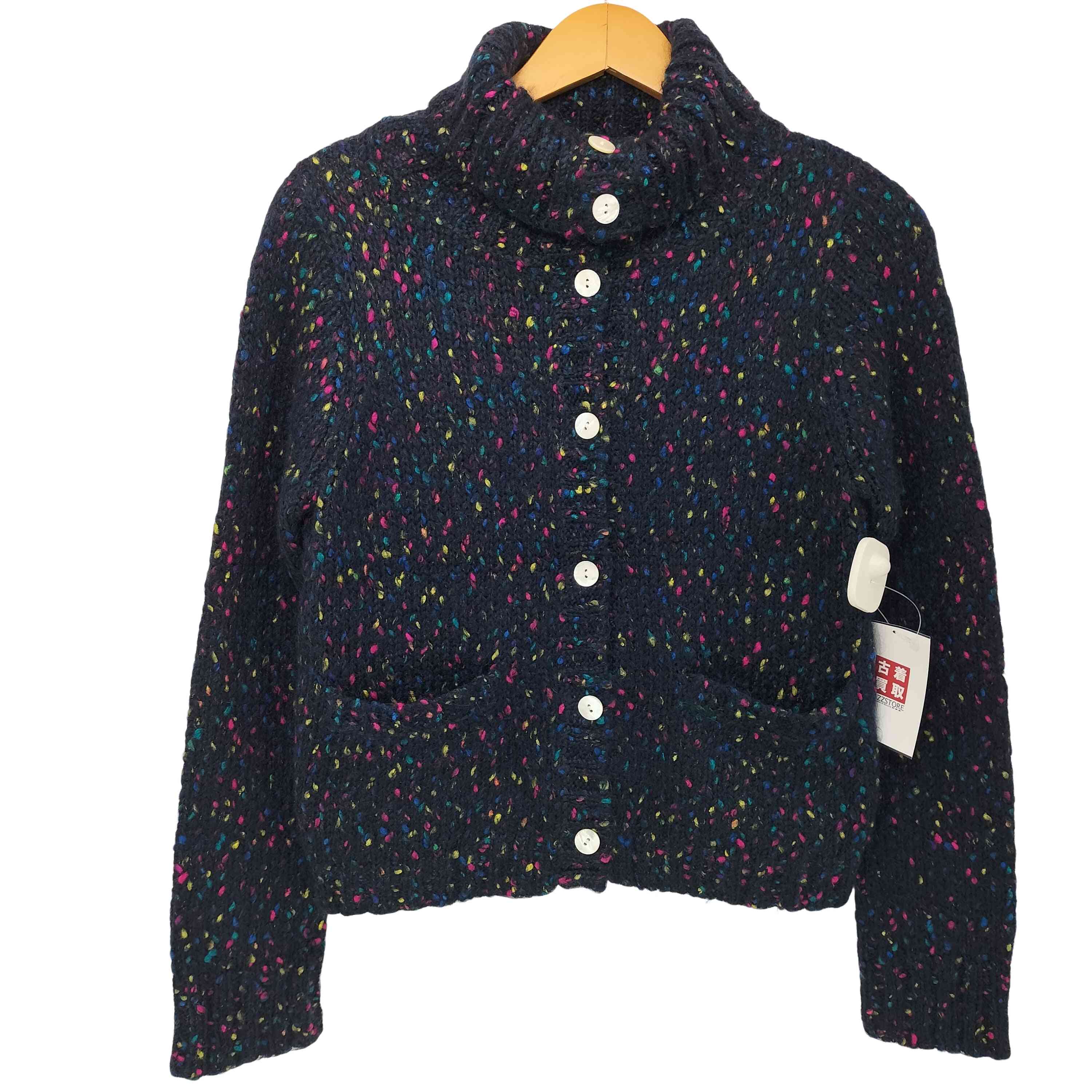 トリコ コムデギャルソン 人気 丸襟カーディガン ブラック トリコ