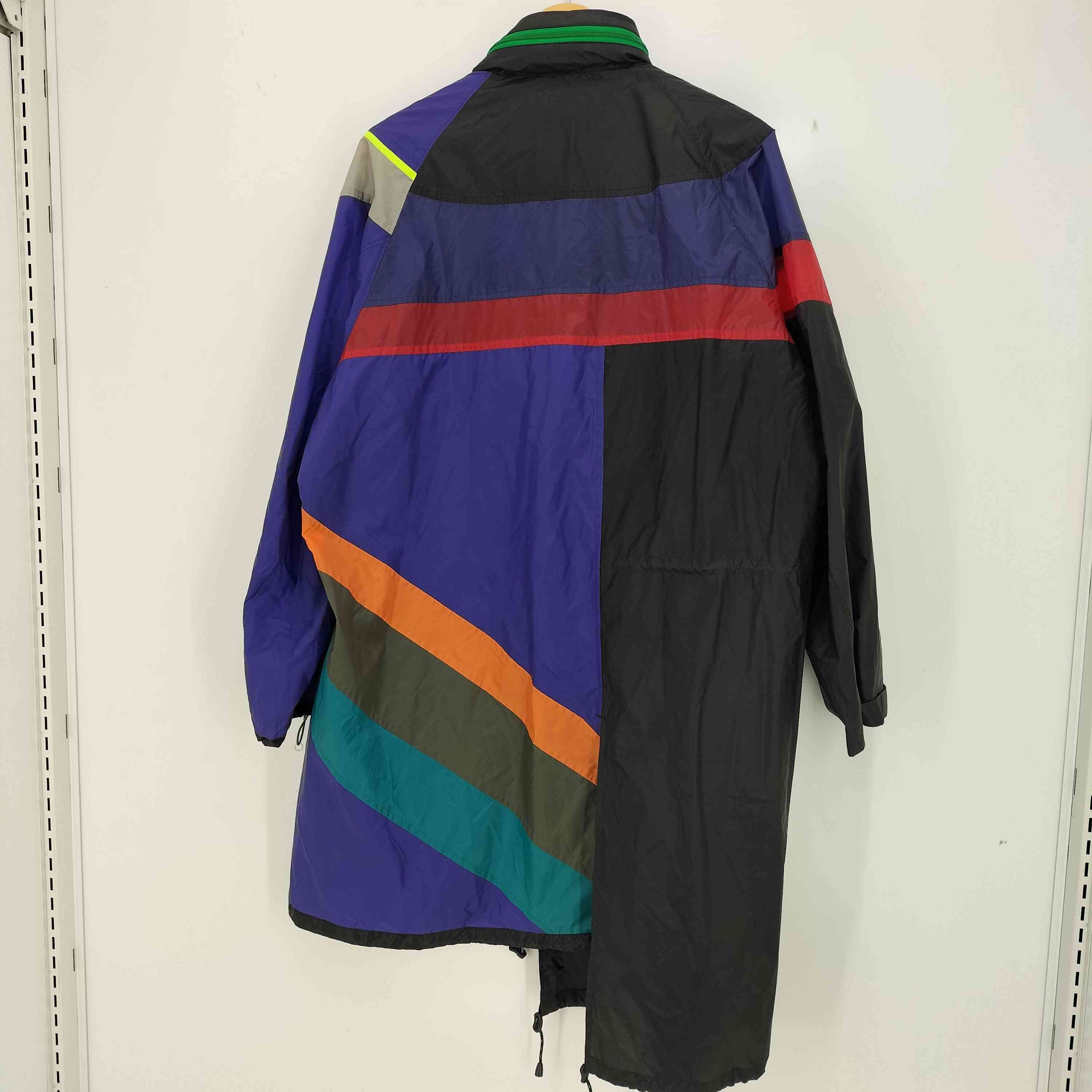 kolor/BEACON カラービーコン スニーカー メンズ 【古着】【中古】 カラービーコン kolor BEACON 20ss アシメスイッチング ナイロン